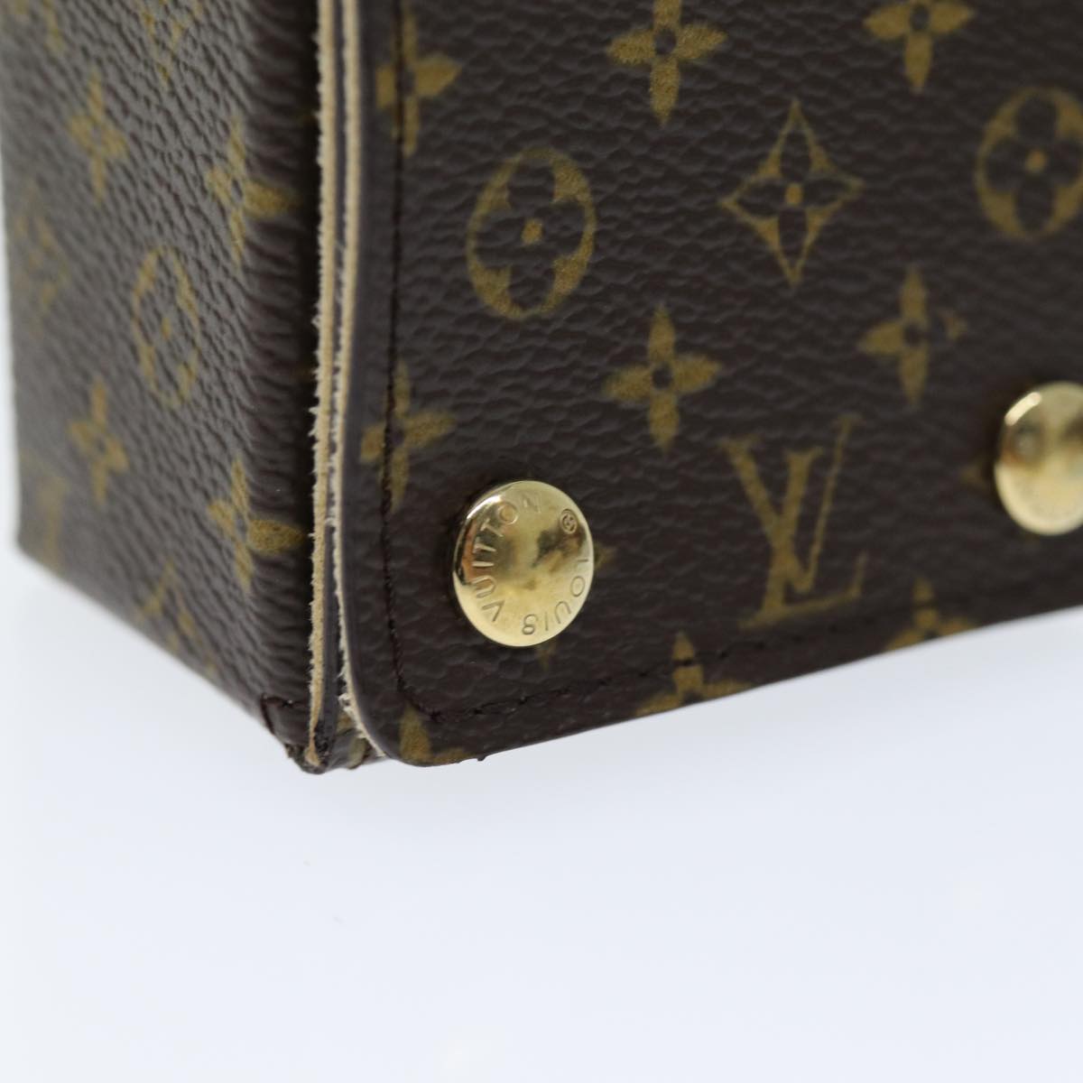 LOUIS VUITTON Monogram Jewelry Case Jewelry Box LV Auth yk12510V