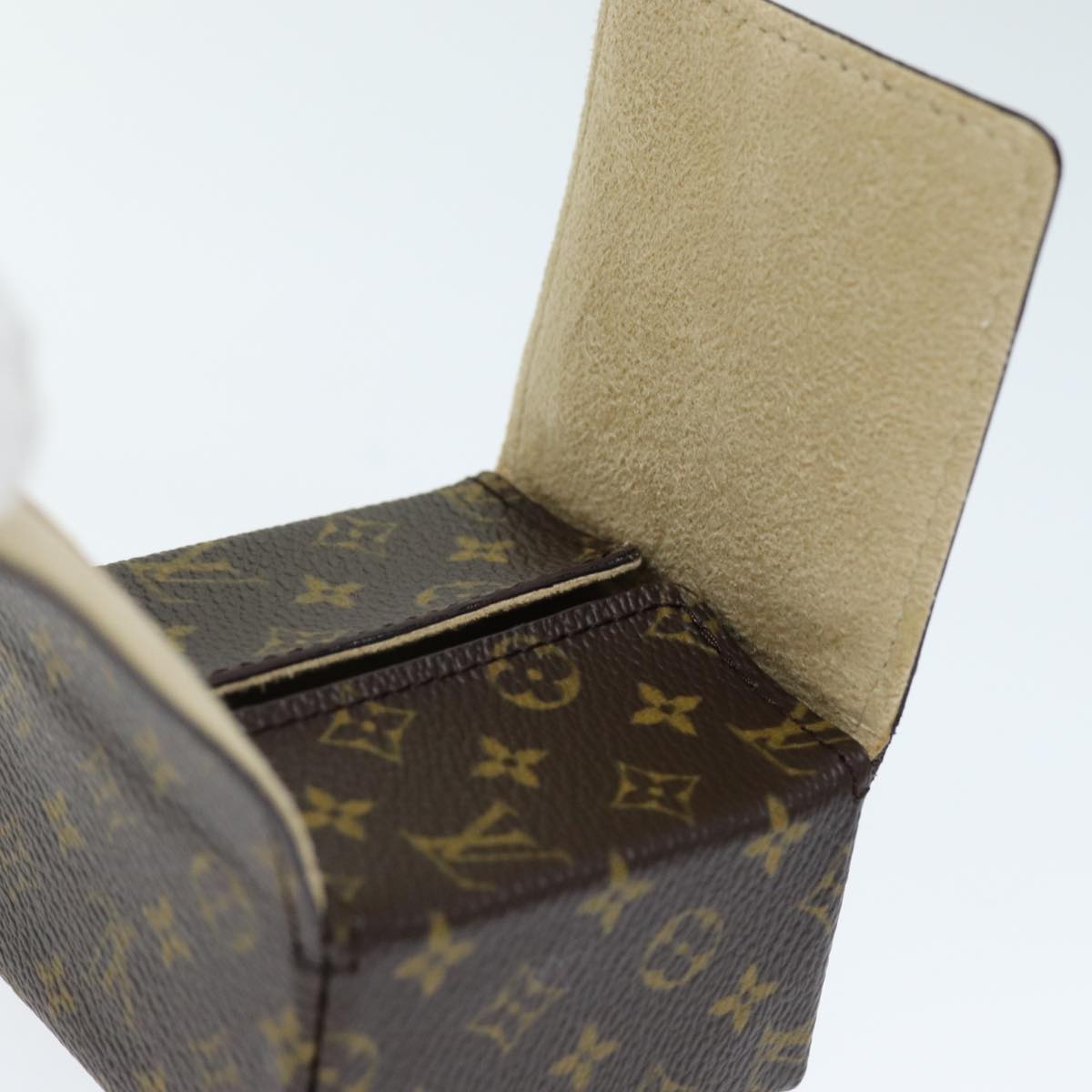 LOUIS VUITTON Monogram Jewelry Case Jewelry Box LV Auth yk12510V