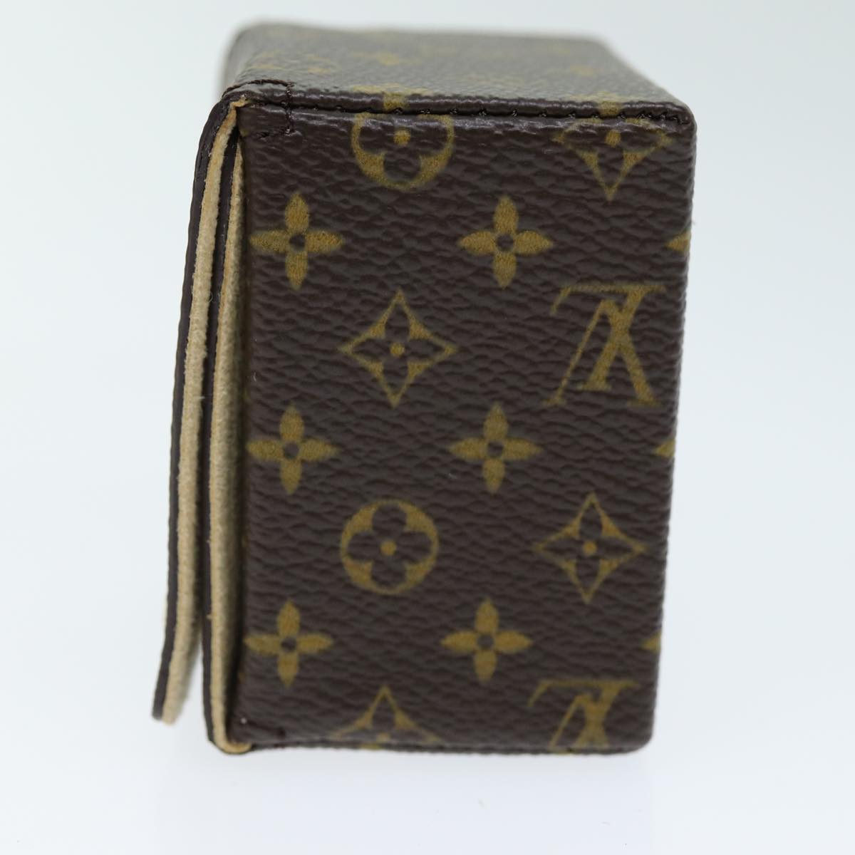 LOUIS VUITTON Monogram Jewelry Case Jewelry Box LV Auth yk12510V