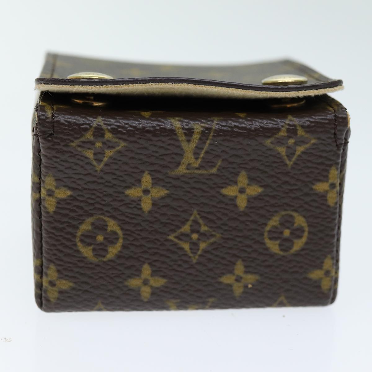 LOUIS VUITTON Monogram Jewelry Case Jewelry Box LV Auth yk12510V