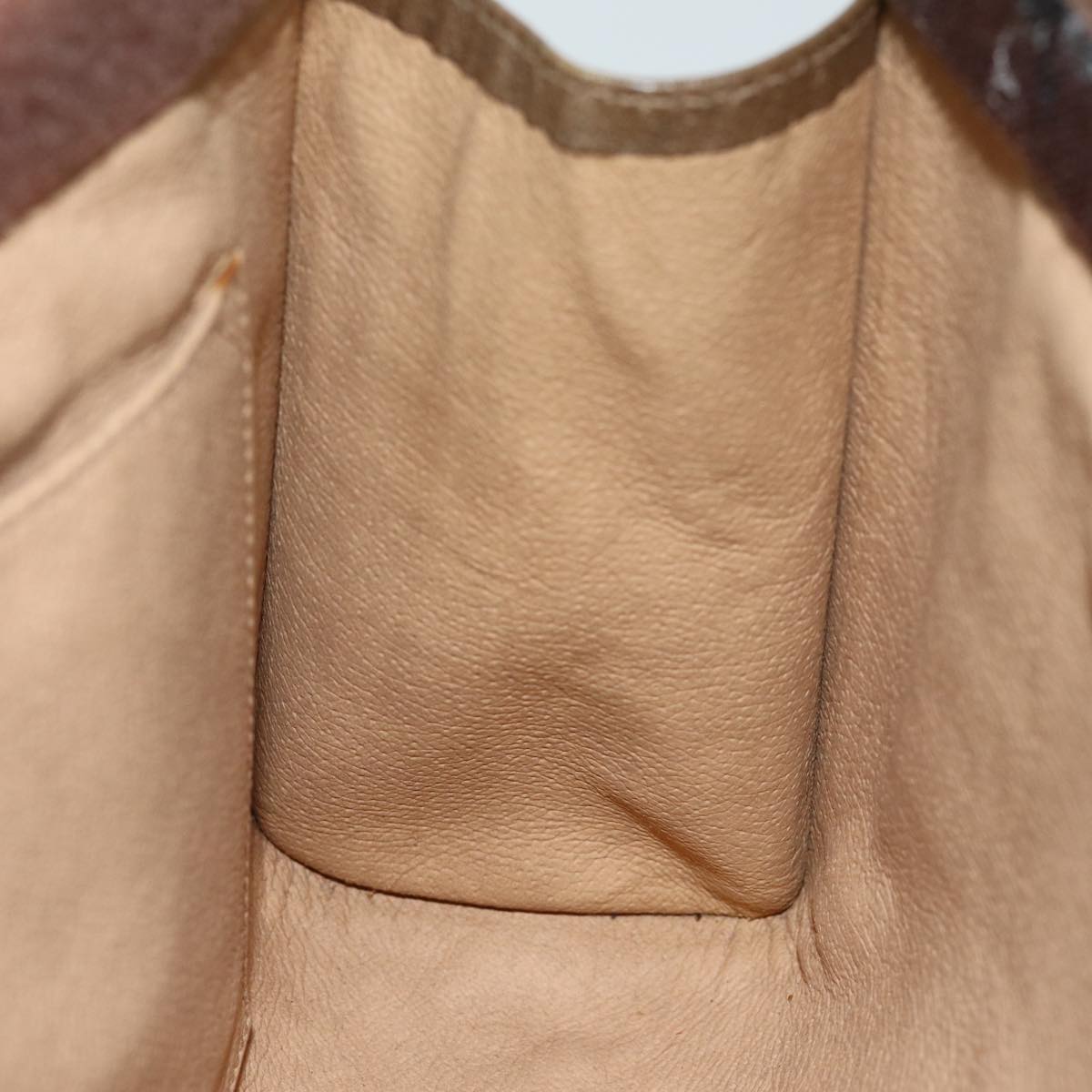 GUCCI GG Supreme Web Sherry Line Clutch Bag PVC Beige Red 89 01 033 Auth yk12556