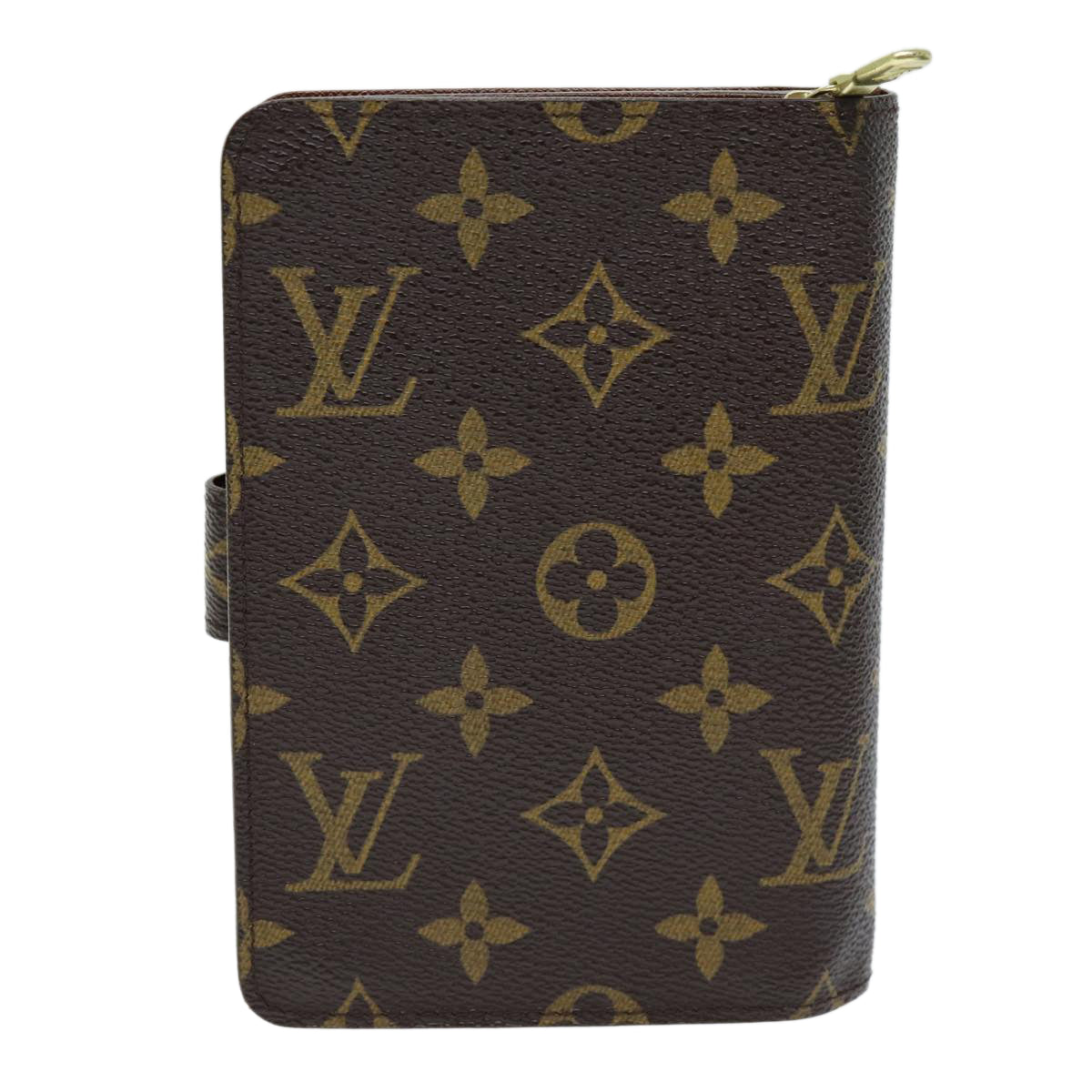 LOUIS VUITTON Monogram Porto Papie Zip Wallet M61207 LV Auth yk12557