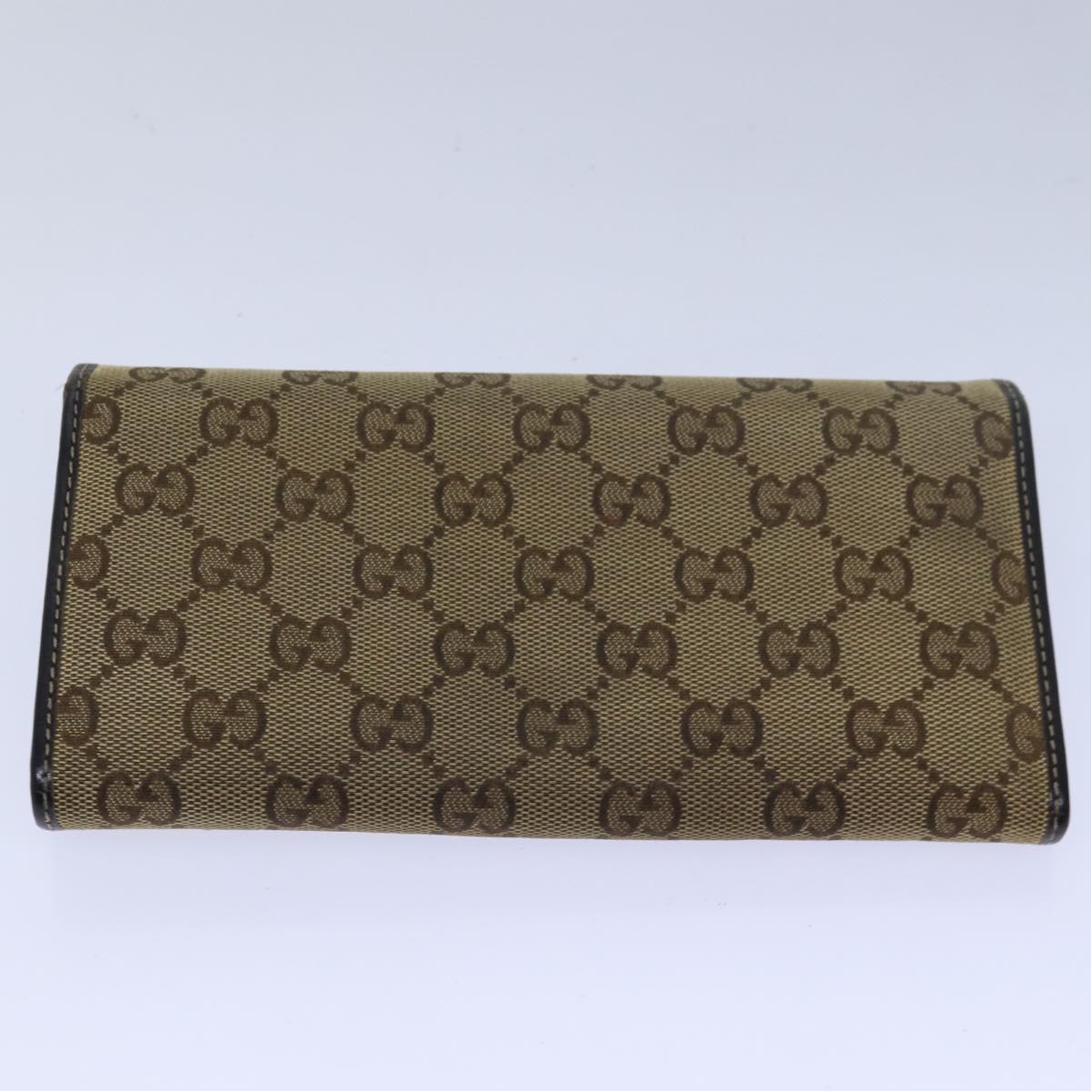 FENDI Gucci GG Canvas Wallet Leather 4Set Black Beige white Auth yk12710