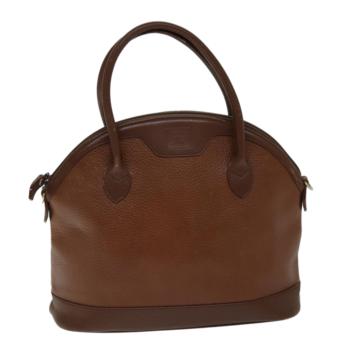 Burberrys Hand Bag Leather Brown Auth yk12773