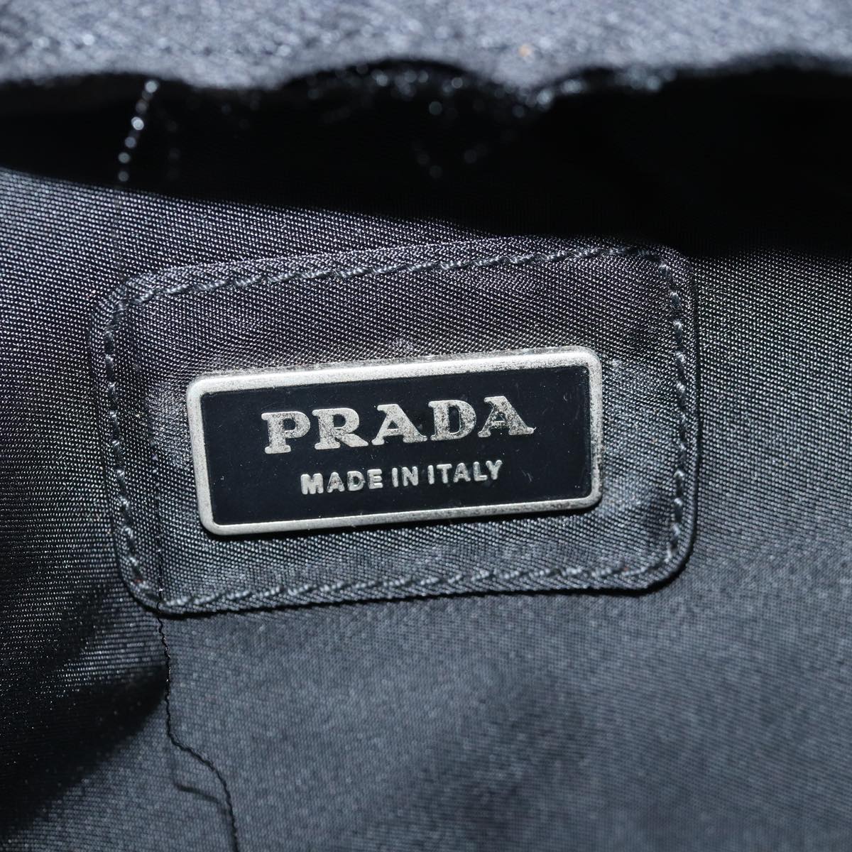 PRADA Body Bag Nylon Black Auth yk12832