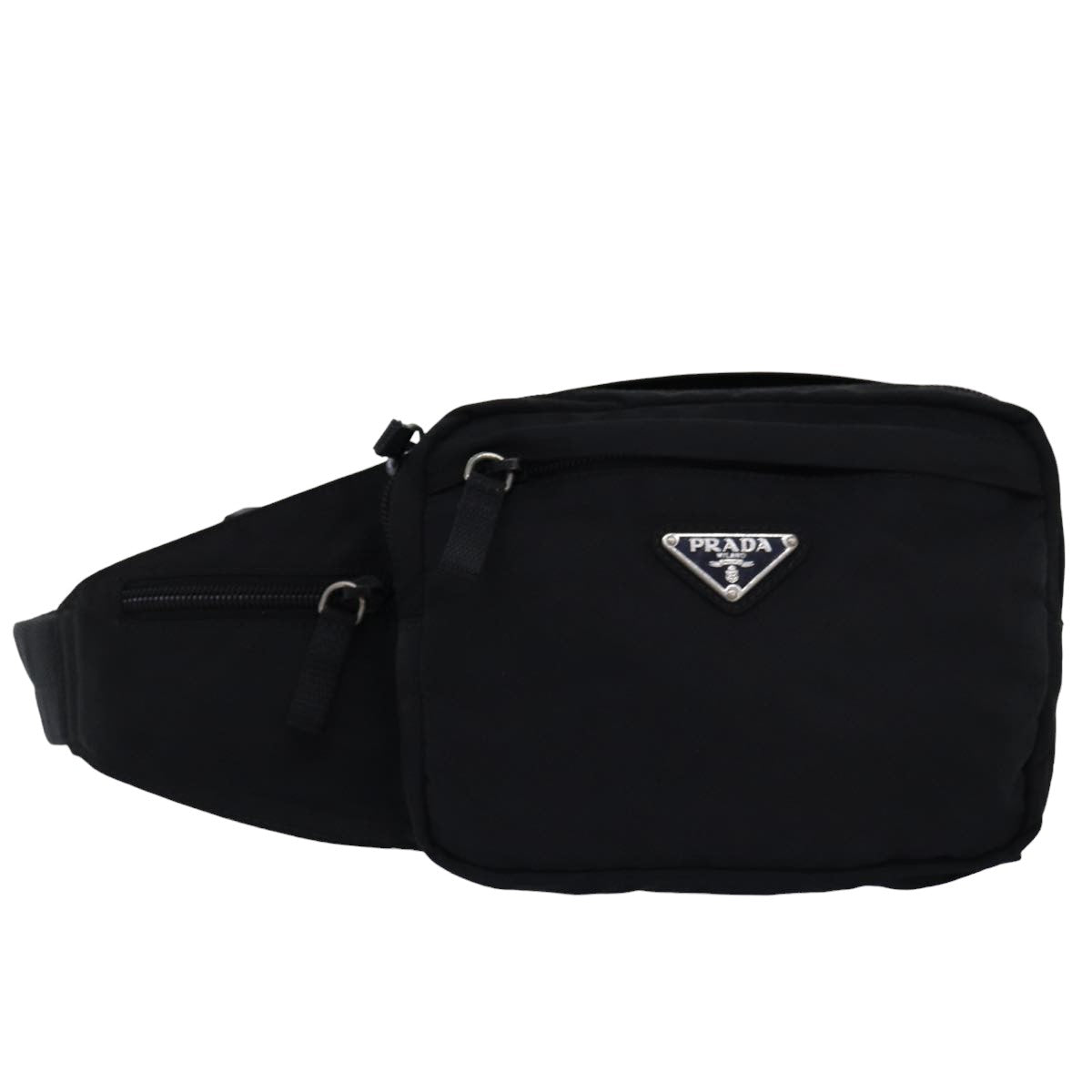 PRADA Body Bag Nylon Black Auth yk12832