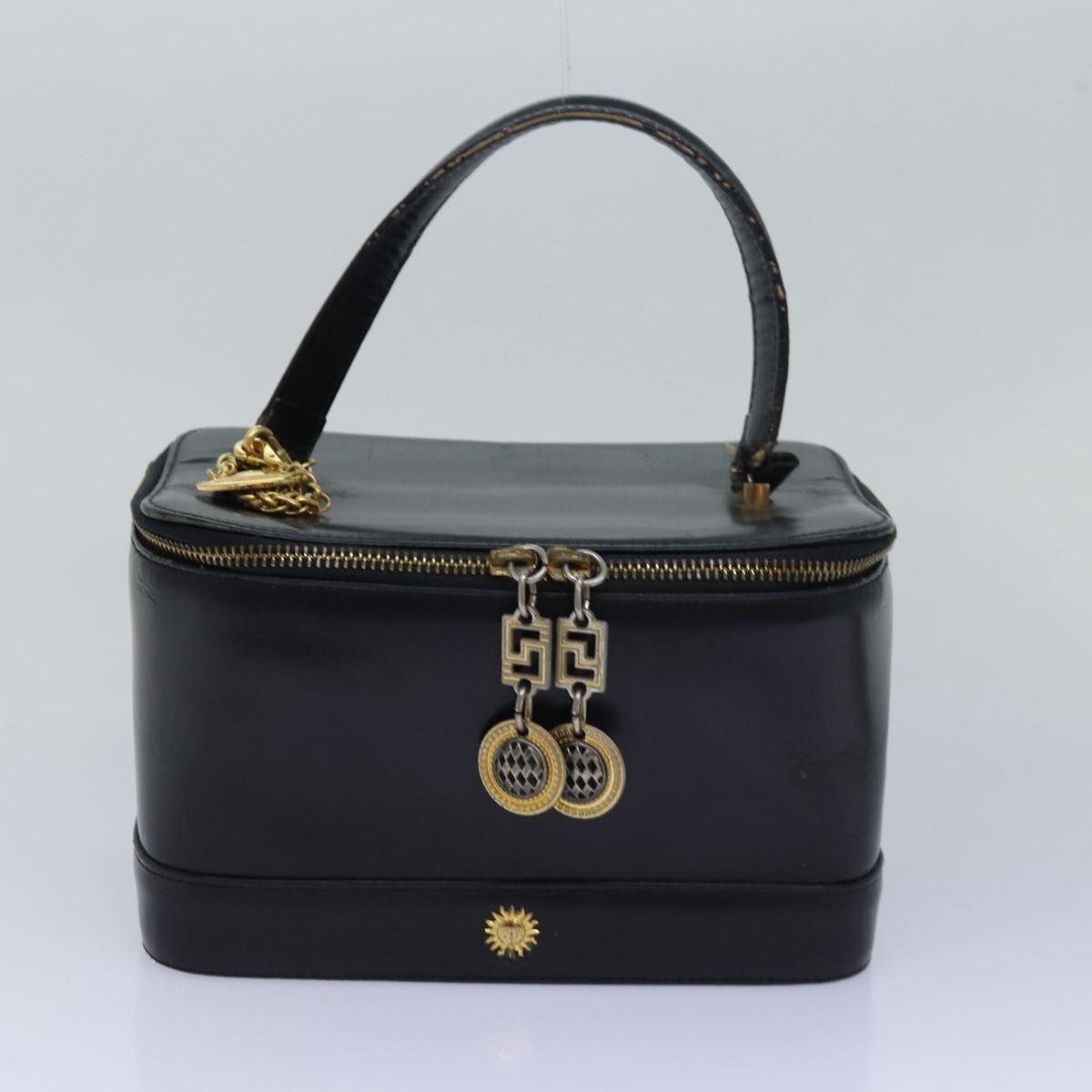 VERSACE Gucci Bally Shoulder Bag Leather 4Set Black Brown Auth yk12915