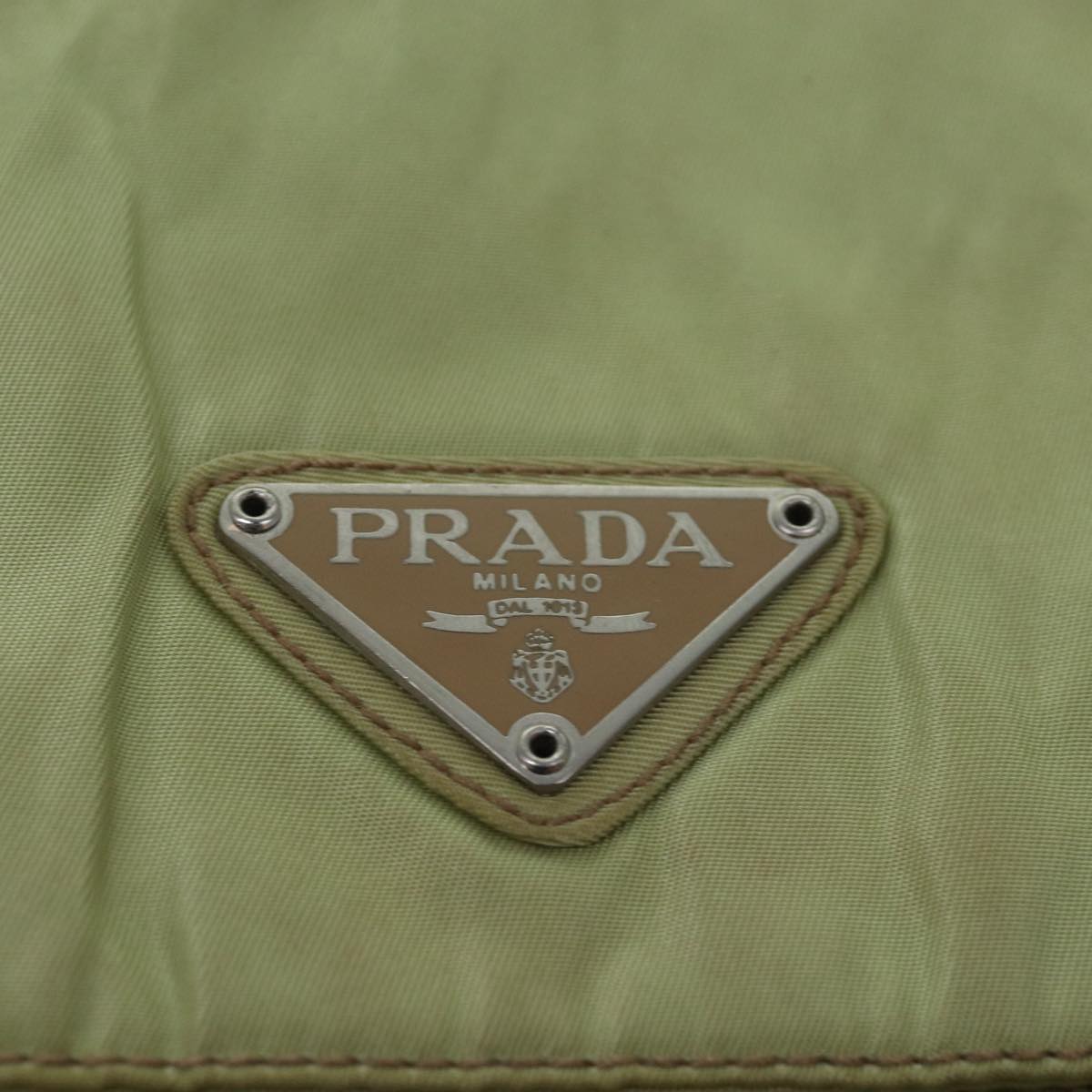 PRADA Backpack Nylon Beige Auth yk12997