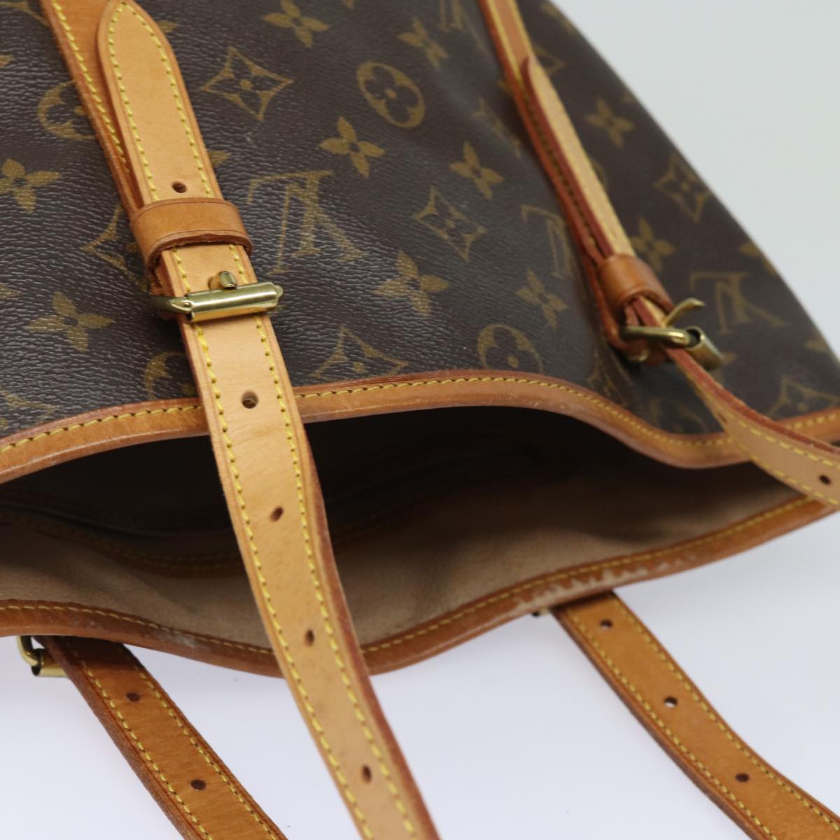 LOUIS VUITTON Monogram Bucket GM Shoulder Bag M42236 LV Auth yk13297