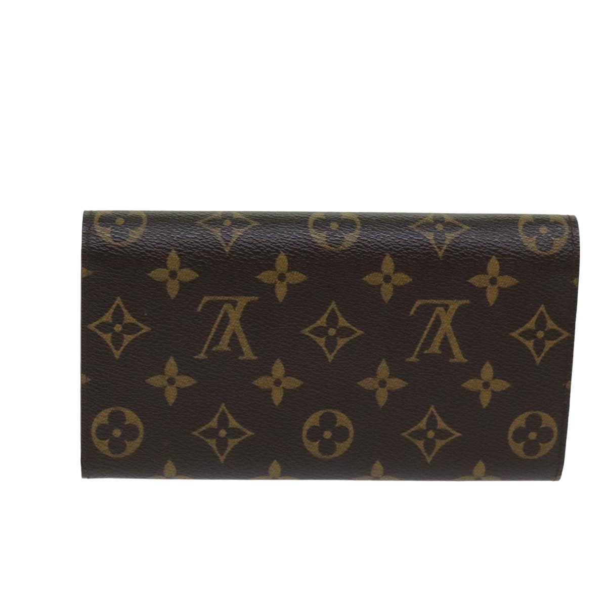 LOUIS VUITTON Monogram Portefeuille Sarah Long Wallet M60531 LV Auth yk13519A