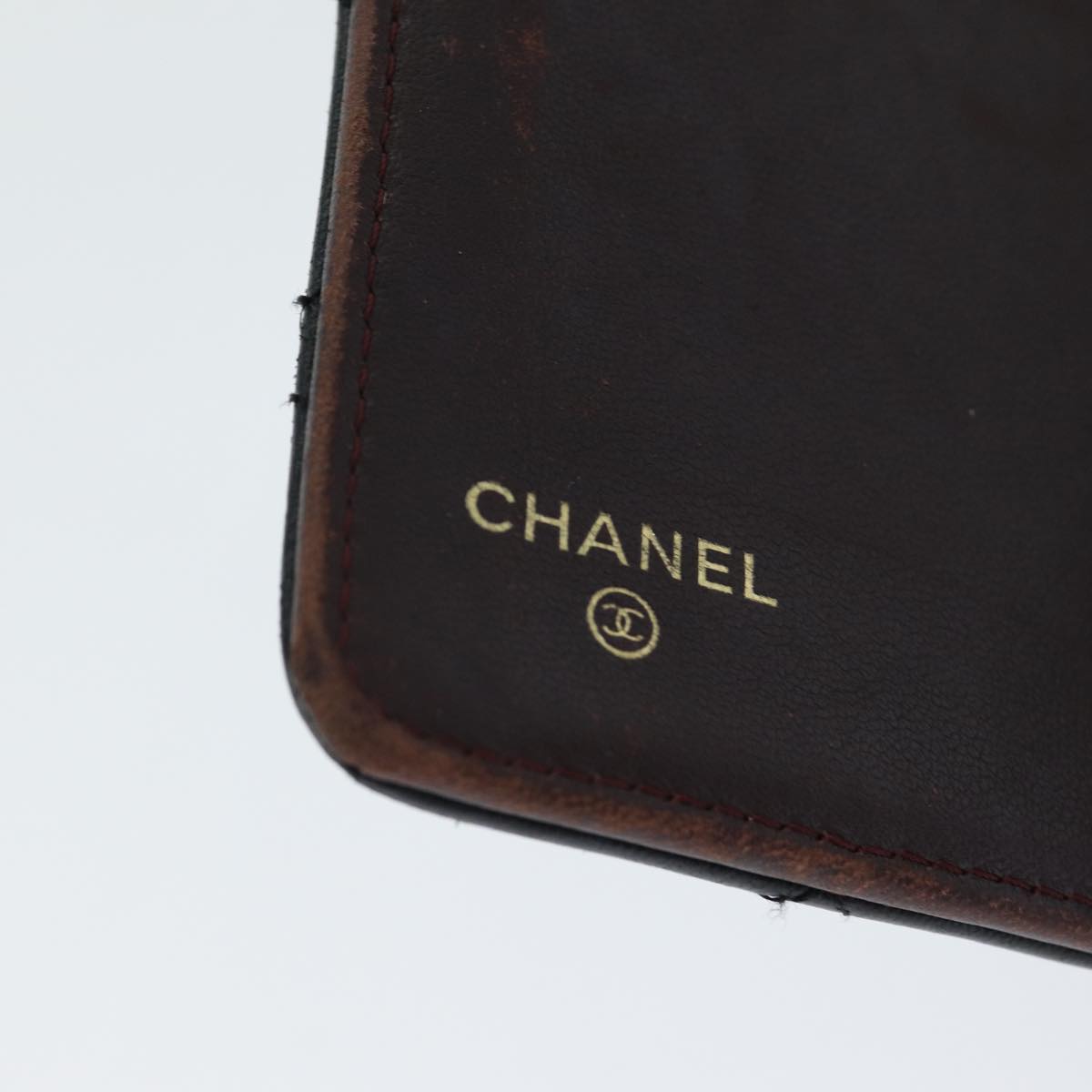 CHANEL Matelasse Long Wallet Lamb Skin Black CC Auth yk13526