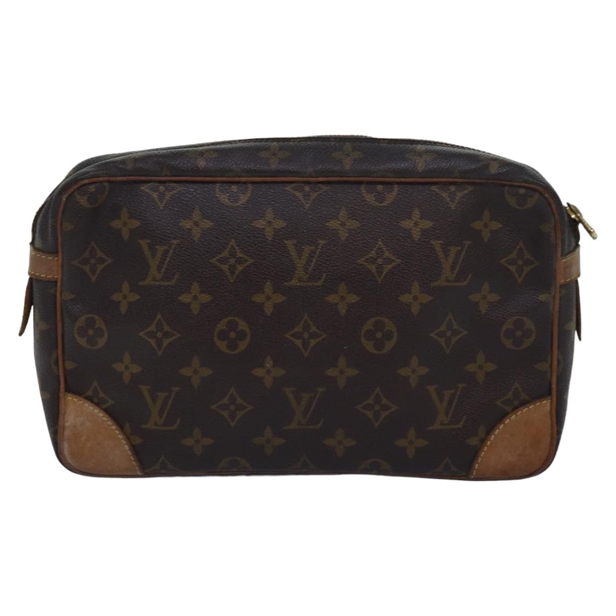 LOUIS VUITTON Monogram Compiegne 28 Clutch Bag M51845 LV Auth yk13547