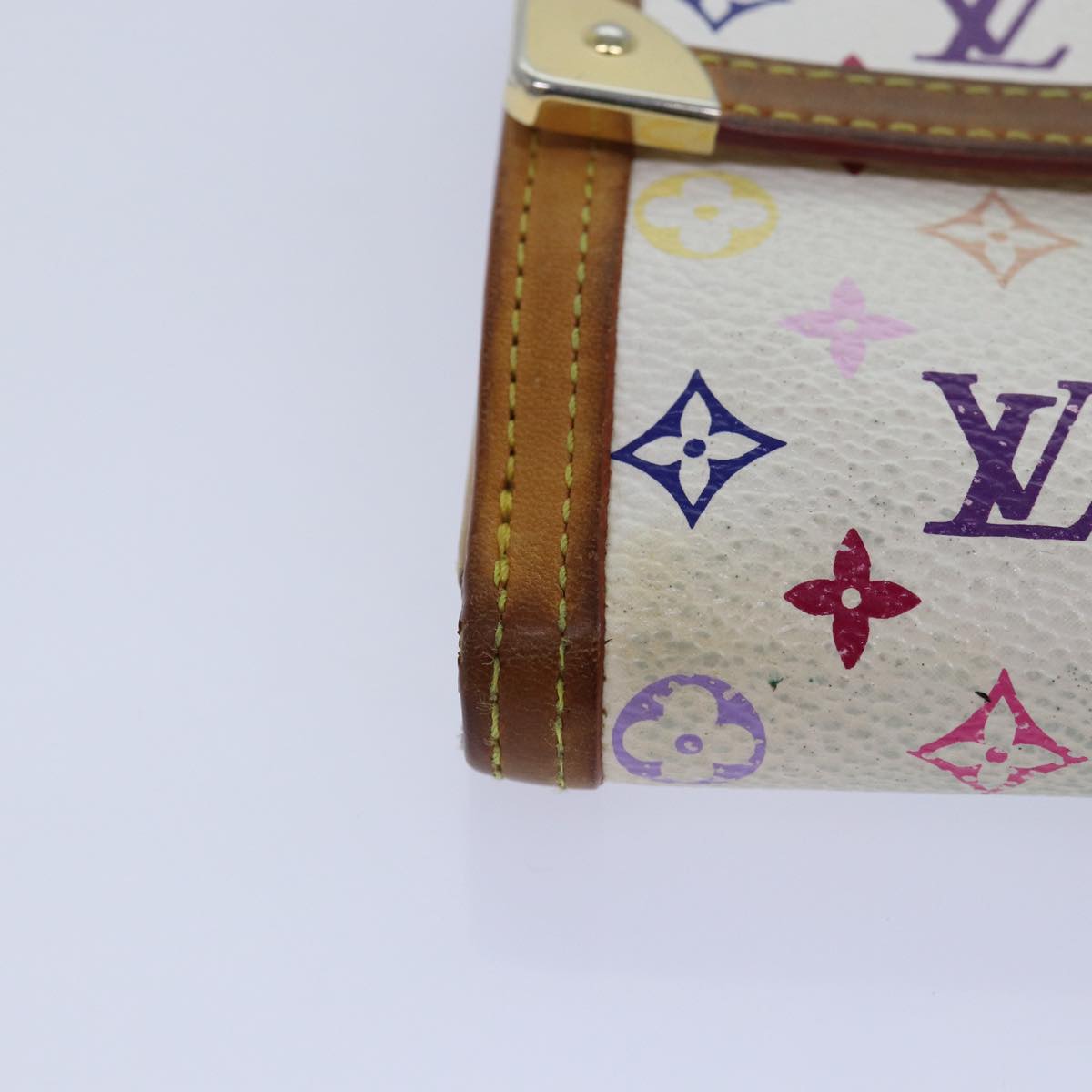 LOUIS VUITTON Multicolor Porte Monnaie Billets Cartes Credit M92983 Auth yk13657