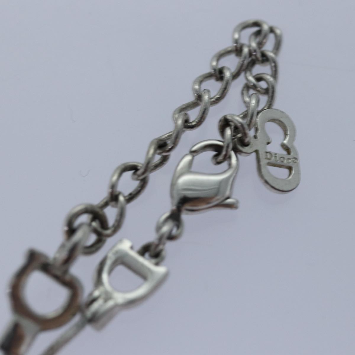 Christian Dior Bracelet metal Silver Auth yk13673