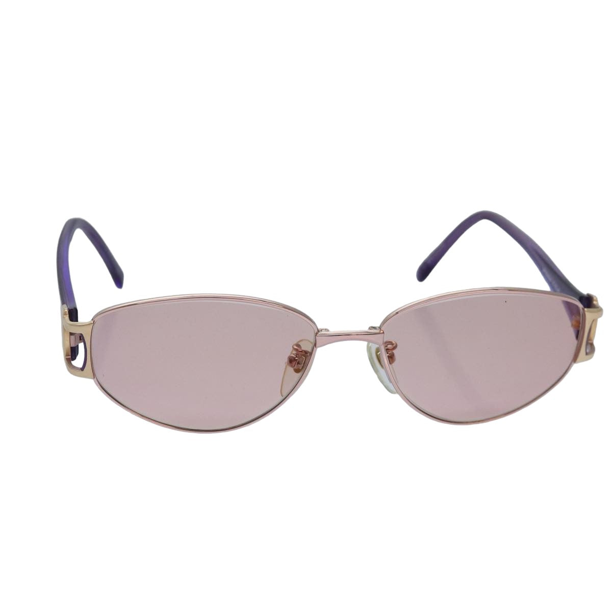 SAINT LAURENT Sunglasses Purple Auth yk13718