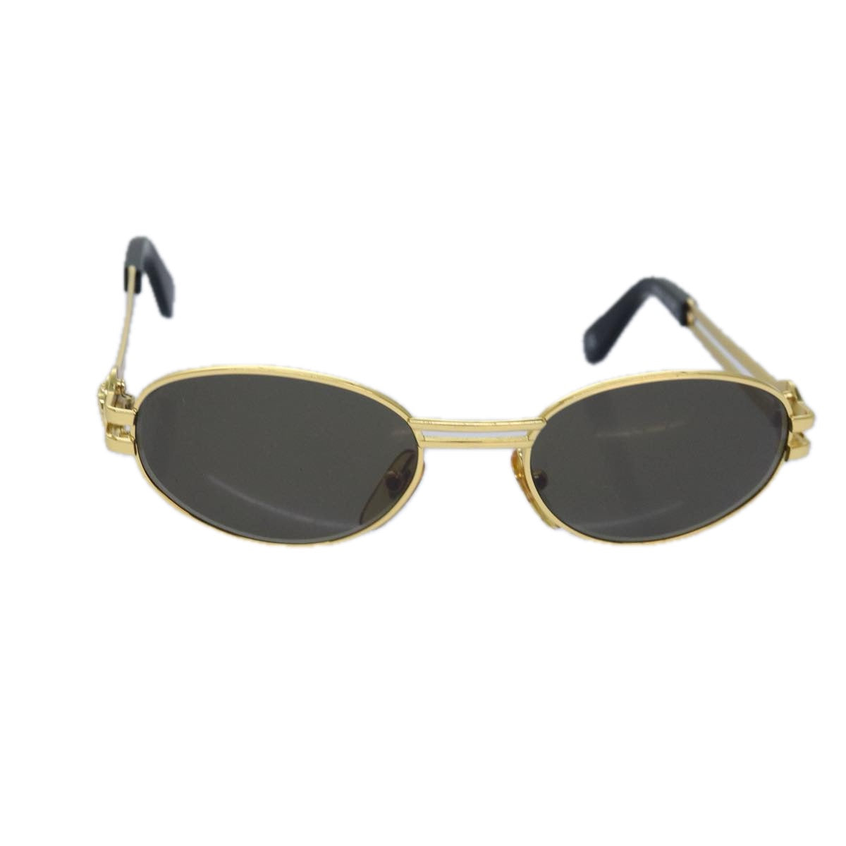 VERSACE Sunglasses Gold Auth yk13726