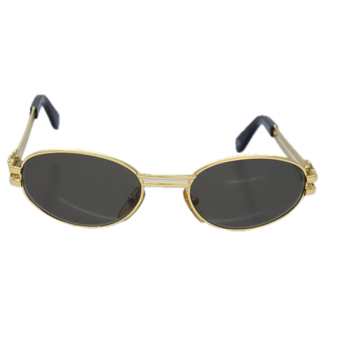 VERSACE Sunglasses Gold Auth yk13726