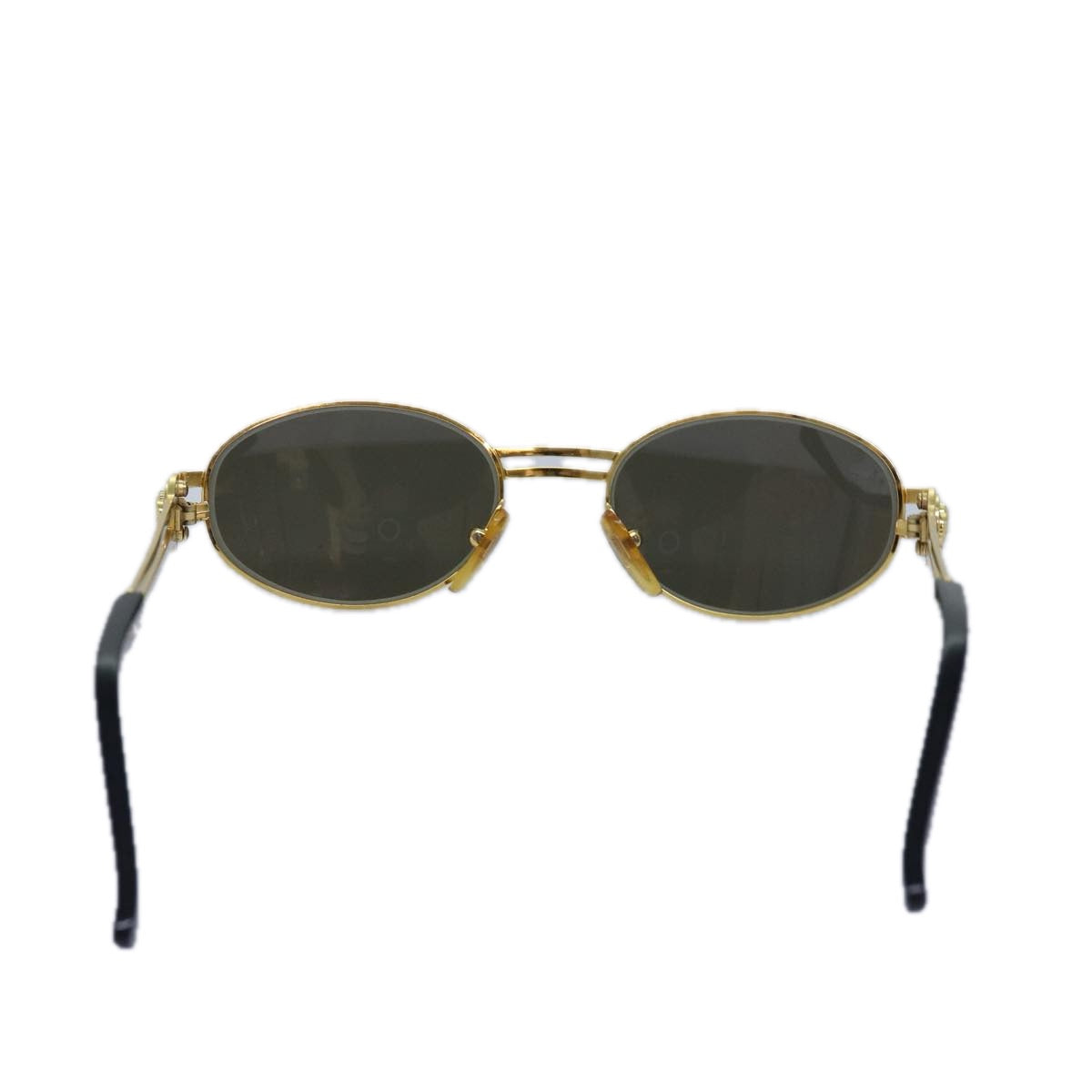 VERSACE Sunglasses Gold Auth yk13726