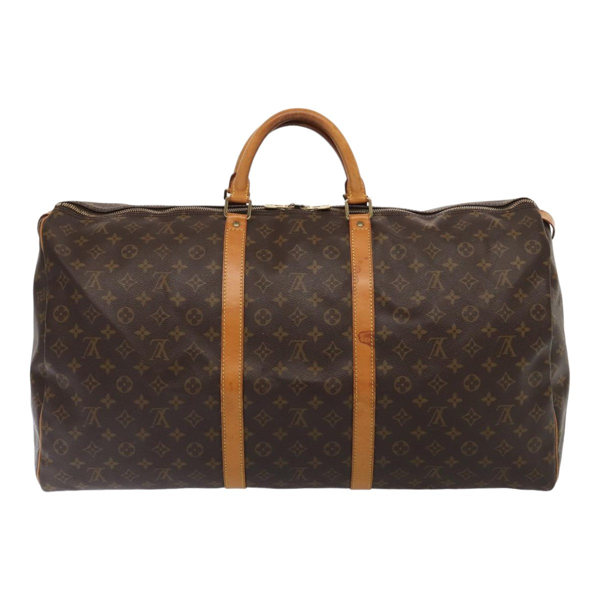 LOUIS VUITTON Monogram Keepall 60 Boston Bag M41422 LV Auth yk13831