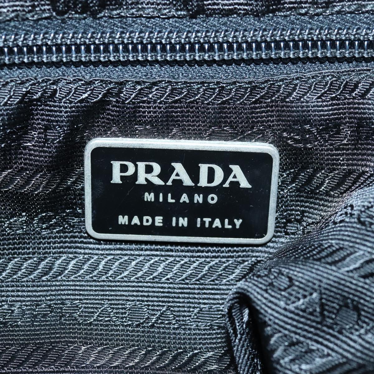 PRADA Backpack Nylon Black Auth yk13905