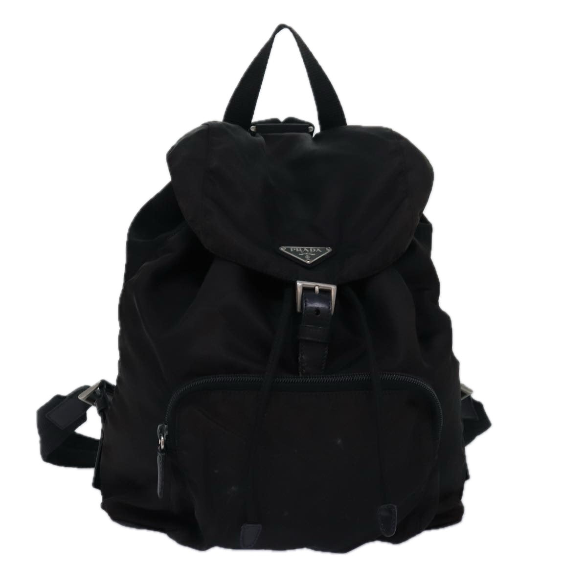 PRADA Backpack Nylon Black Auth yk13905