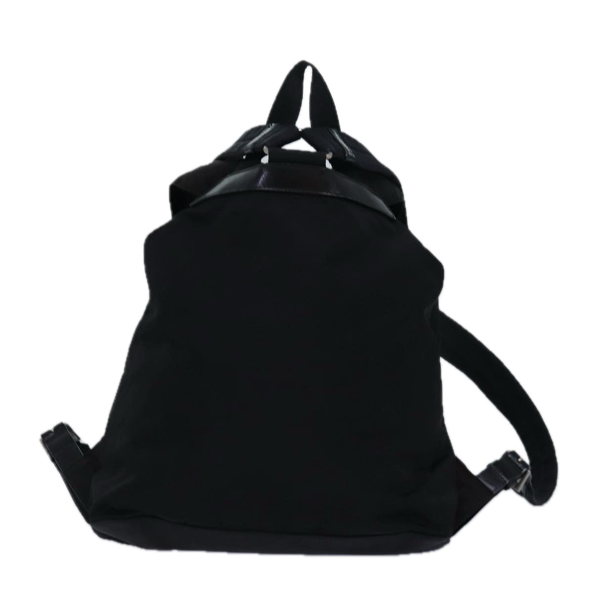 PRADA Backpack Nylon Black Auth yk13905