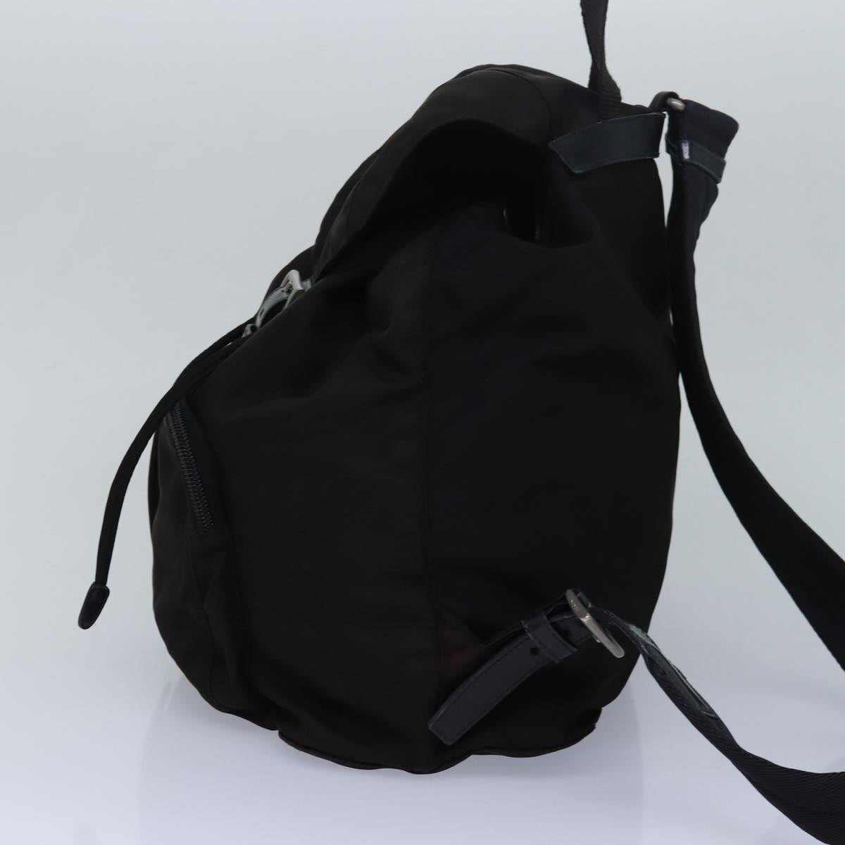 PRADA Backpack Nylon Black Auth yk13905