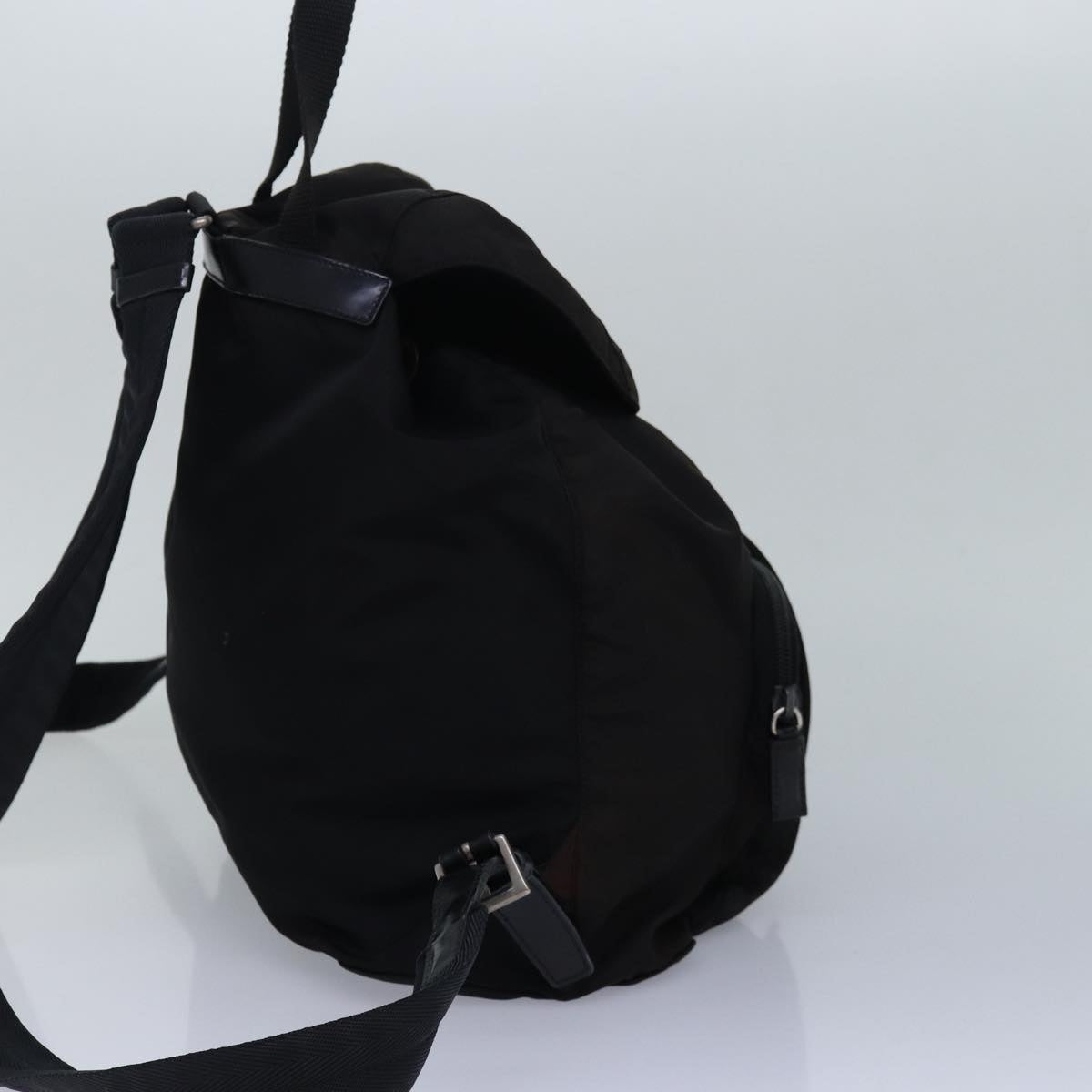 PRADA Backpack Nylon Black Auth yk13905