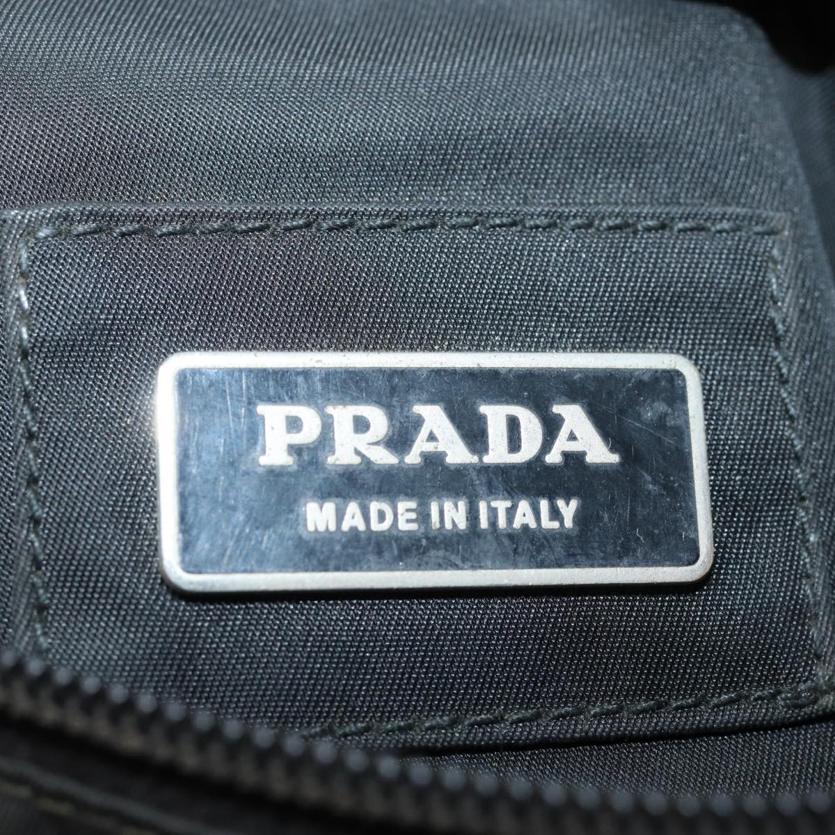 PRADA Body Bag Nylon Black Auth yk13947