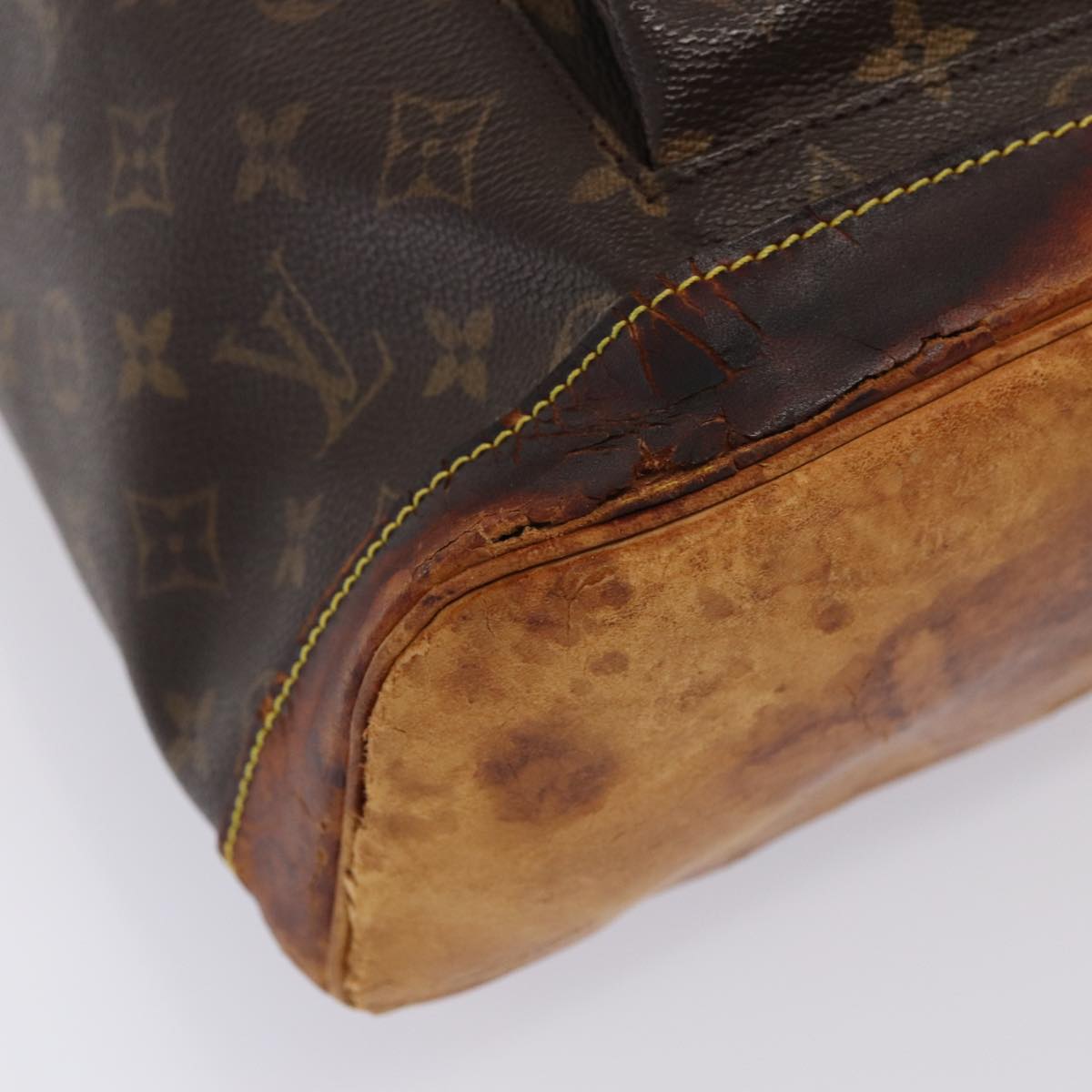 LOUIS VUITTON Monogram Montsouris GM Backpack M51135 LV Auth yk14006