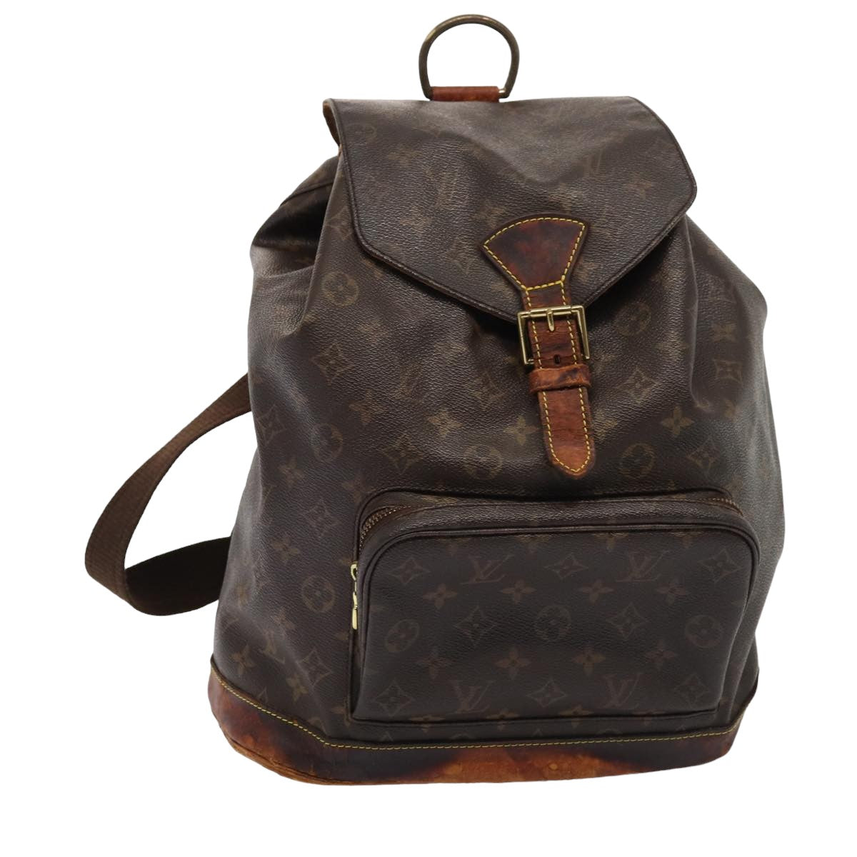 LOUIS VUITTON Monogram Montsouris GM Backpack M51135 LV Auth yk14006