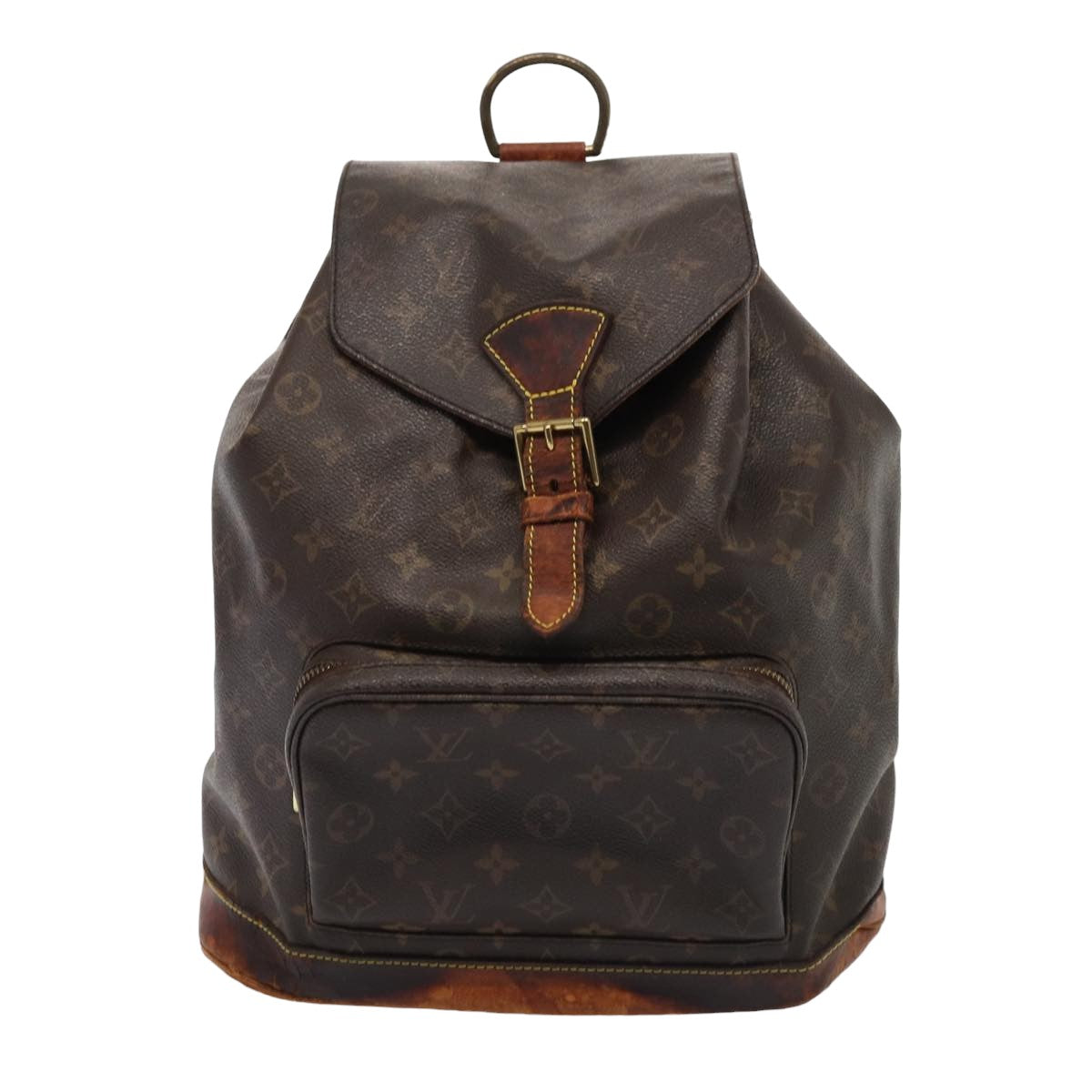 LOUIS VUITTON Monogram Montsouris GM Backpack M51135 LV Auth yk14006