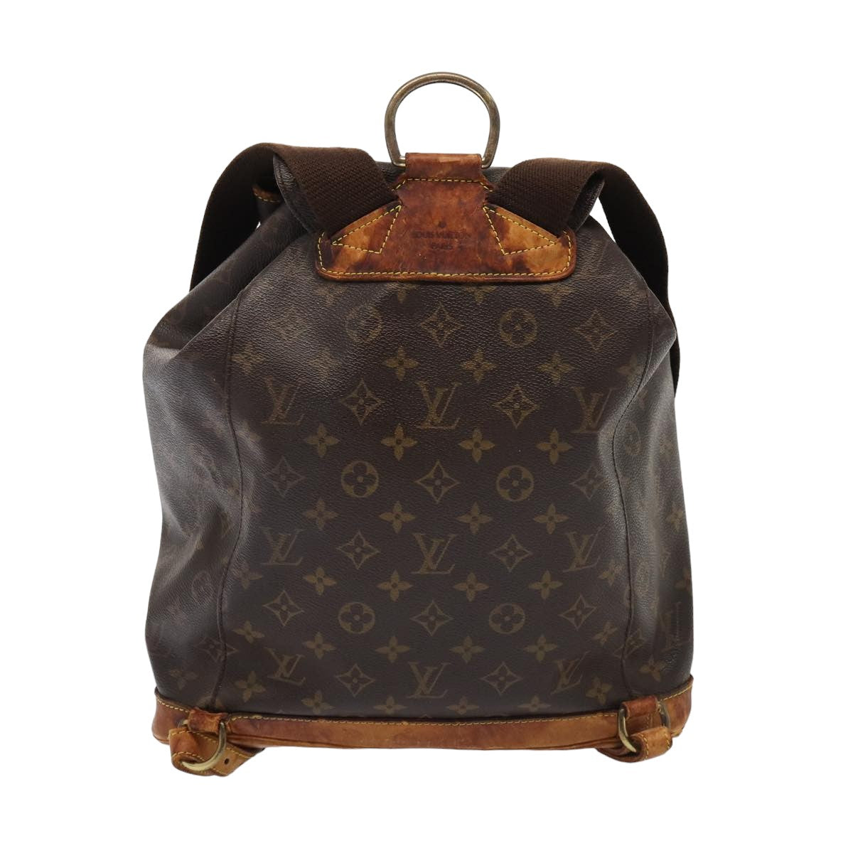 LOUIS VUITTON Monogram Montsouris GM Backpack M51135 LV Auth yk14006