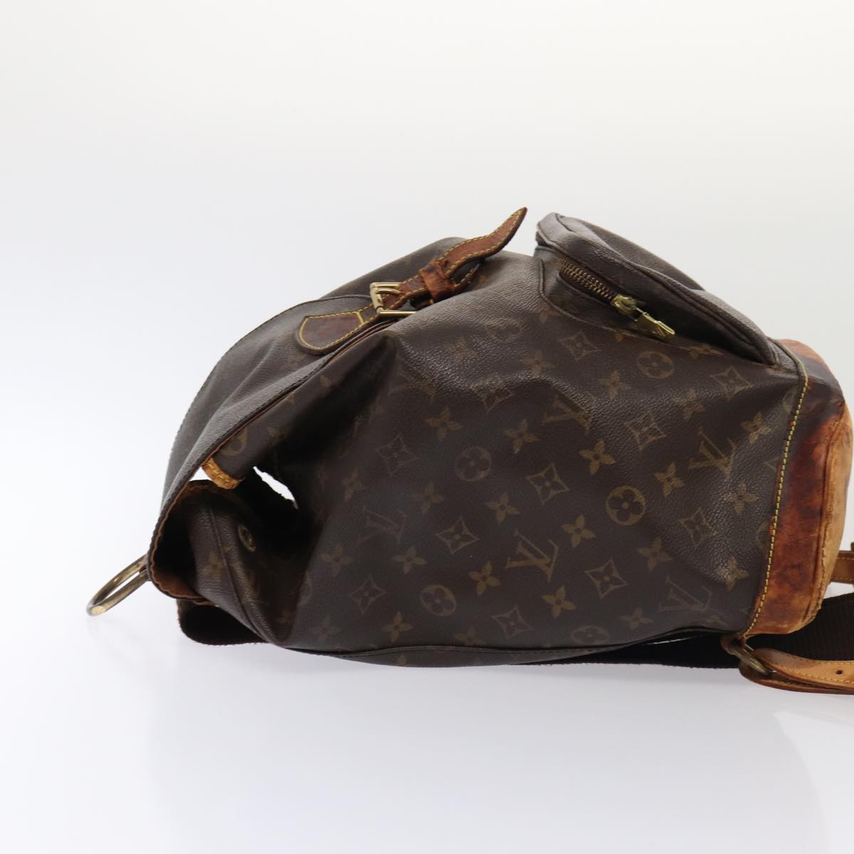 LOUIS VUITTON Monogram Montsouris GM Backpack M51135 LV Auth yk14006