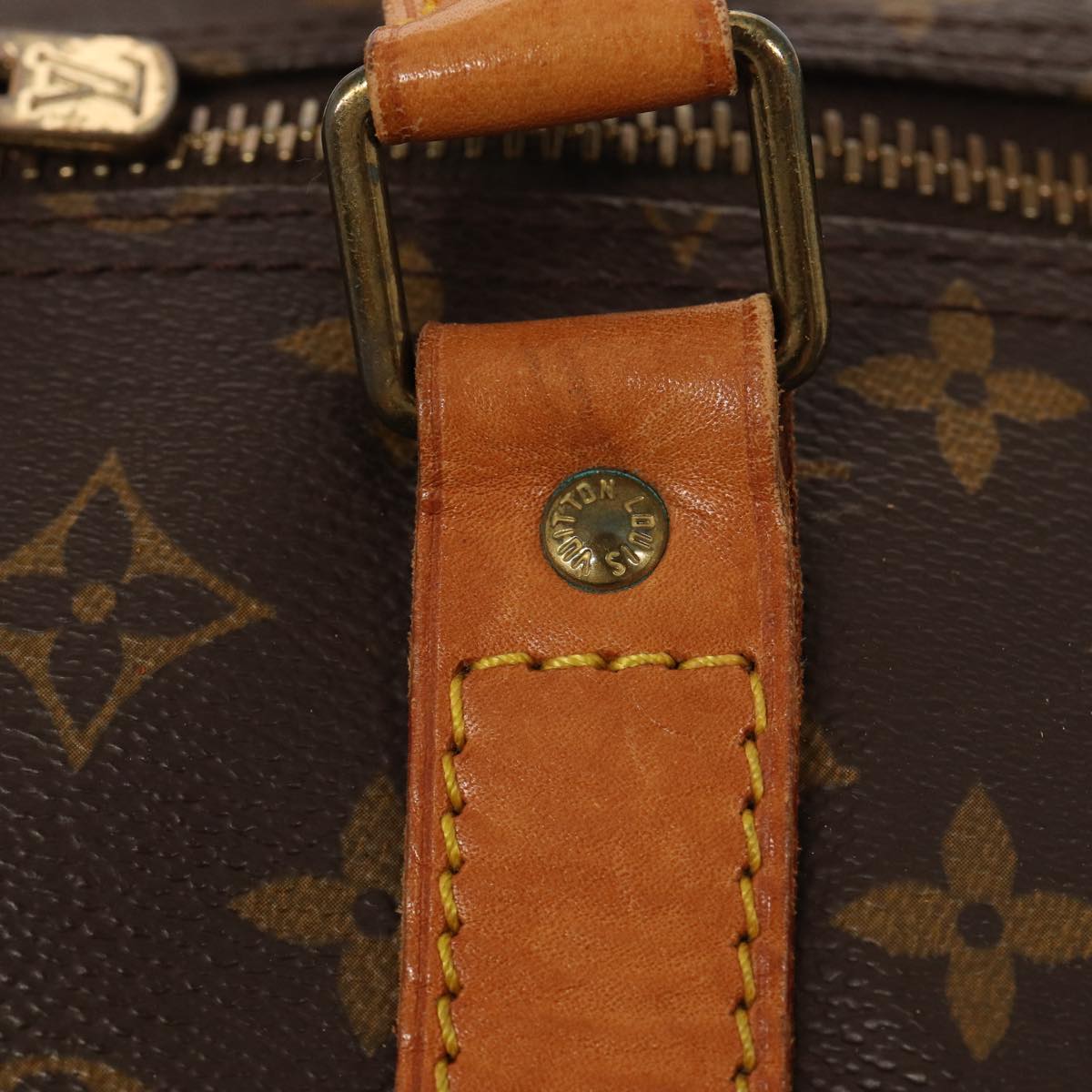 LOUIS VUITTON Monogram Keepall 60 Boston Bag M41422 LV Auth yk14154