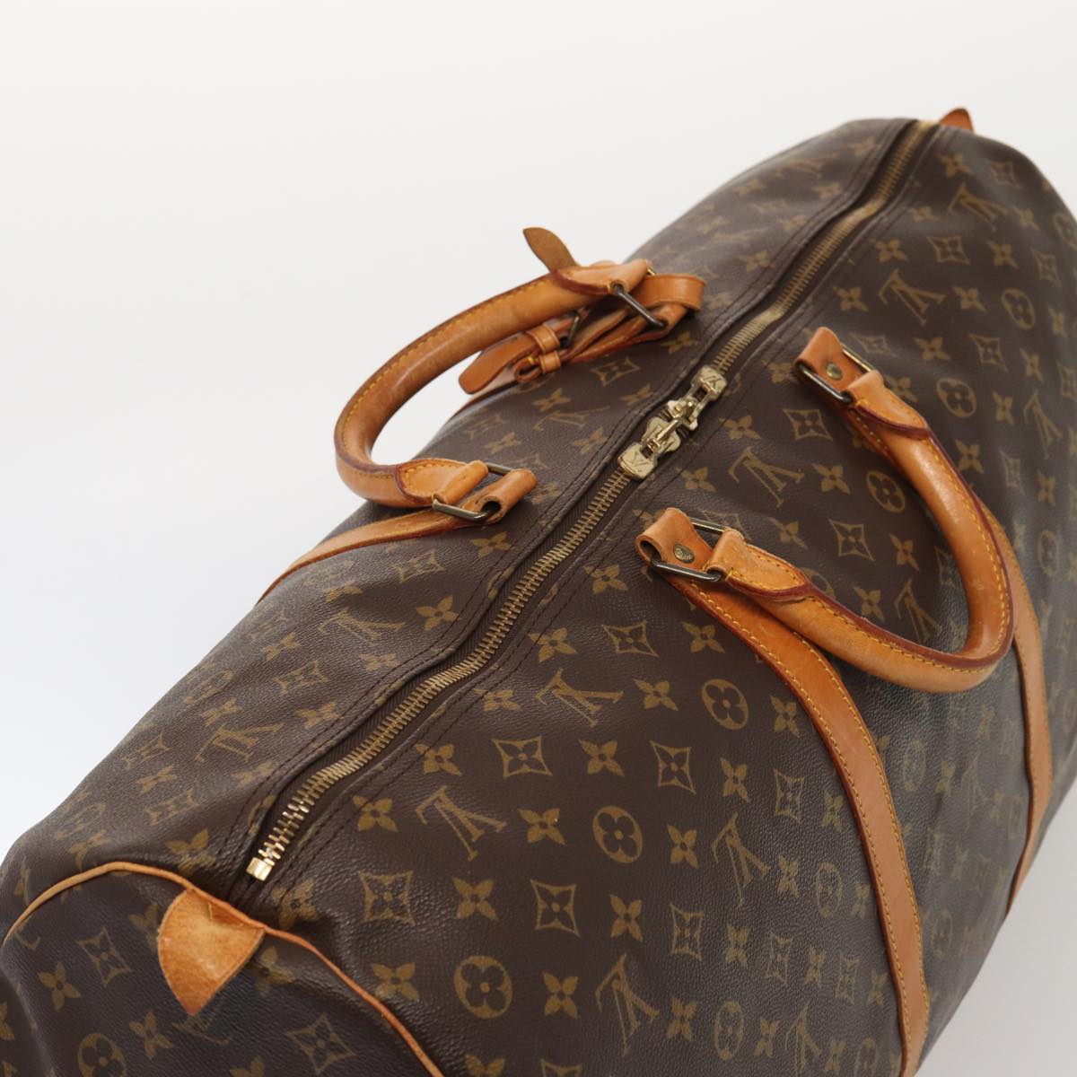 LOUIS VUITTON Monogram Keepall 60 Boston Bag M41422 LV Auth yk14154