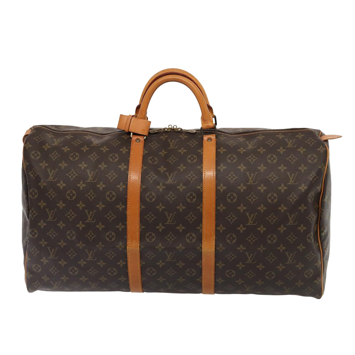 LOUIS VUITTON Monogram Keepall 60 Boston Bag M41422 LV Auth yk14157