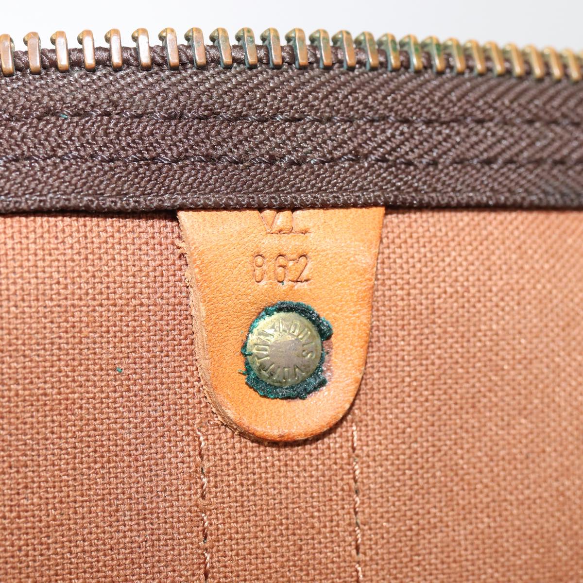 LOUIS VUITTON Monogram Keepall 60 Boston Bag M41422 LV Auth yk14157