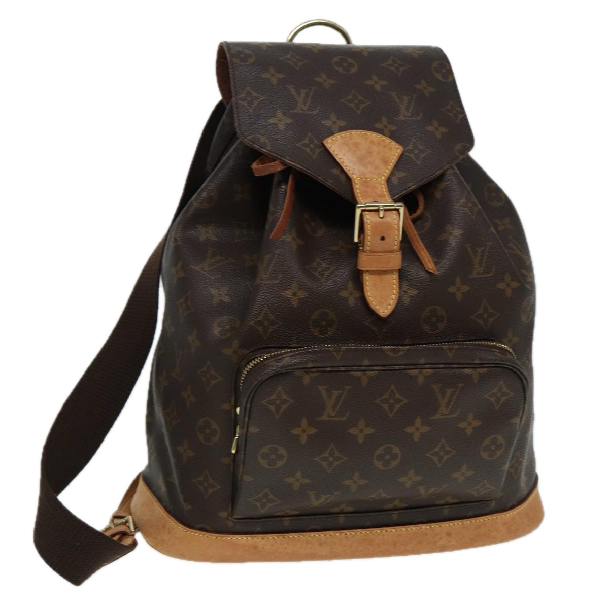 LOUIS VUITTON Monogram Montsouris GM Backpack M51135 LV Auth yk14185