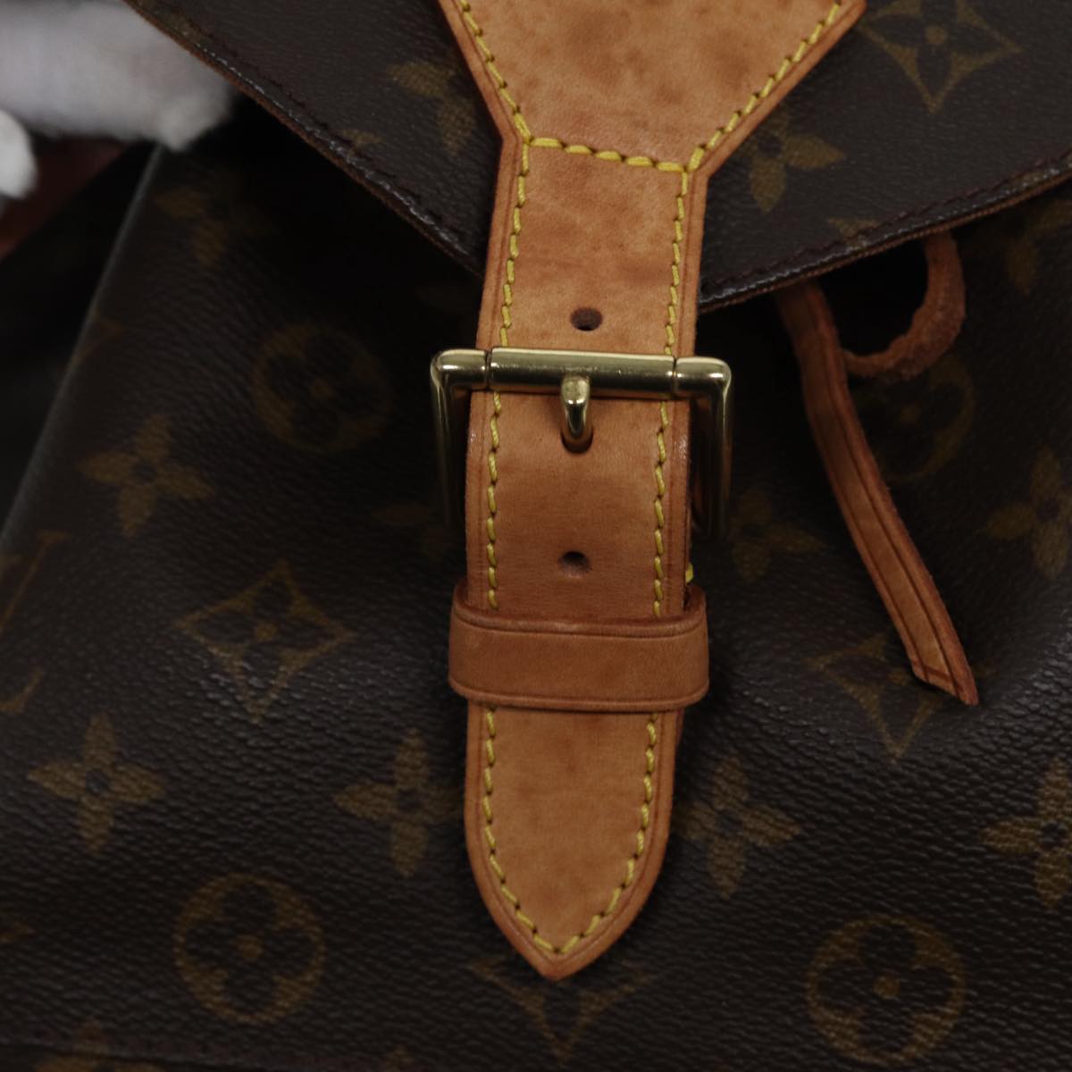 LOUIS VUITTON Monogram Montsouris GM Backpack M51135 LV Auth yk14185