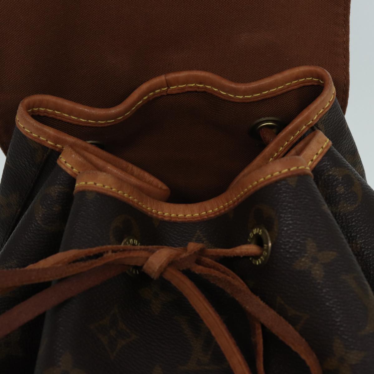 LOUIS VUITTON Monogram Montsouris GM Backpack M51135 LV Auth yk14185