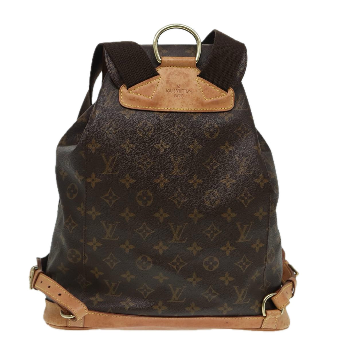 LOUIS VUITTON Monogram Montsouris GM Backpack M51135 LV Auth yk14185