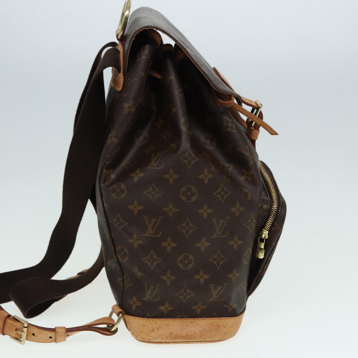 LOUIS VUITTON Monogram Montsouris GM Backpack M51135 LV Auth yk14185