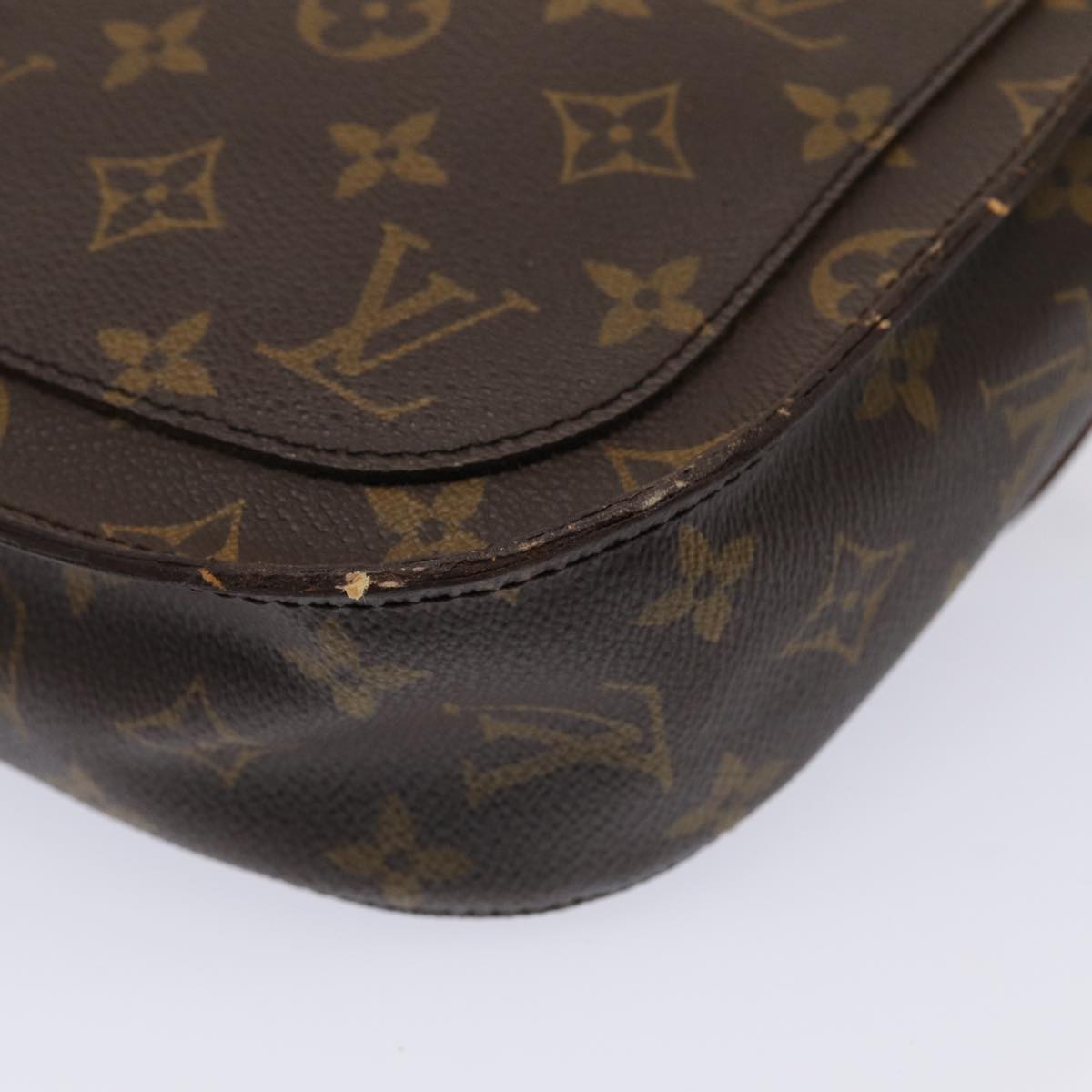 LOUIS VUITTON Monogram Saint Cloud GM Shoulder Bag M51242 LV Auth yk14263