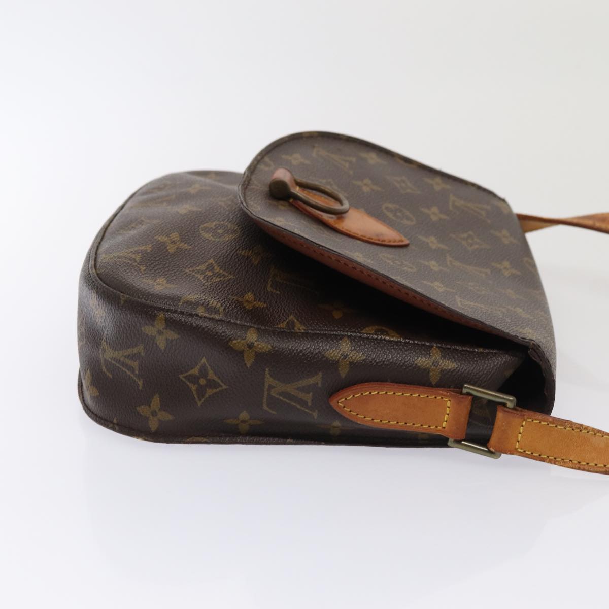LOUIS VUITTON Monogram Saint Cloud GM Shoulder Bag M51242 LV Auth yk14263