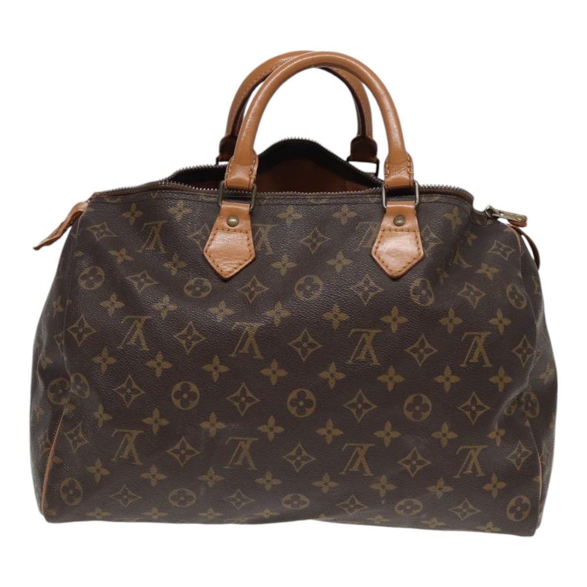 LOUIS VUITTON Monogram Speedy 35 Hand Bag M41524 LV Auth yk14294