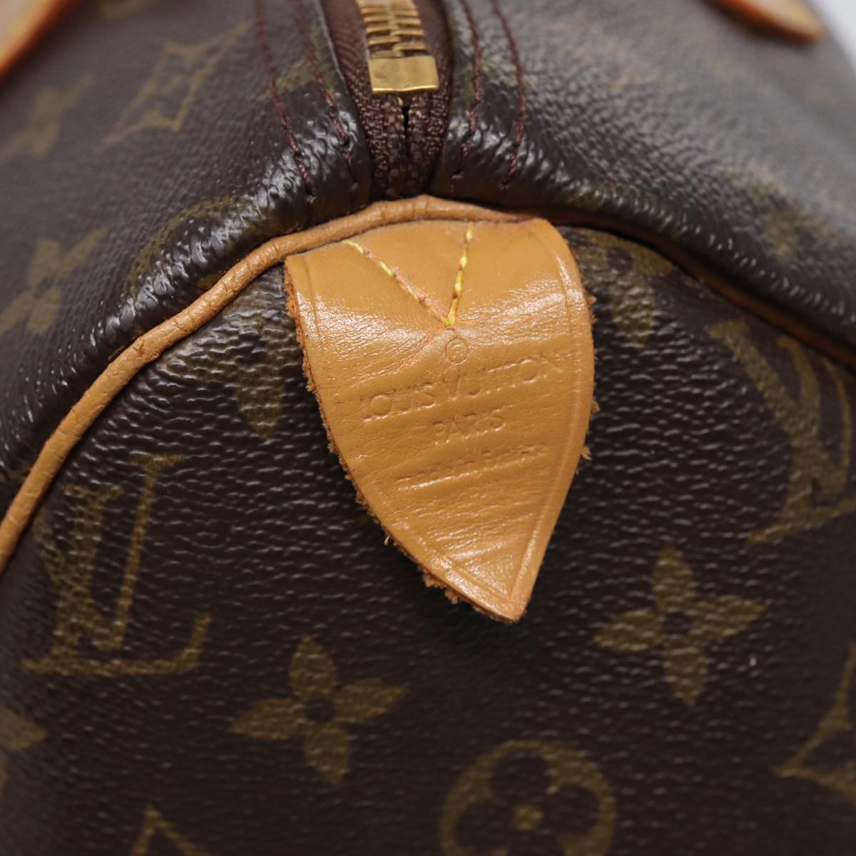 LOUIS VUITTON Monogram Speedy 30 Hand Bag M41526 LV Auth yk14351