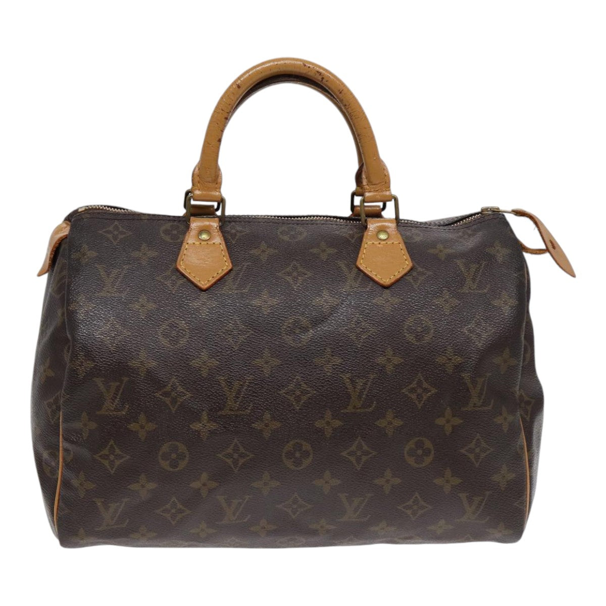 LOUIS VUITTON Monogram Speedy 30 Hand Bag M41526 LV Auth yk14351