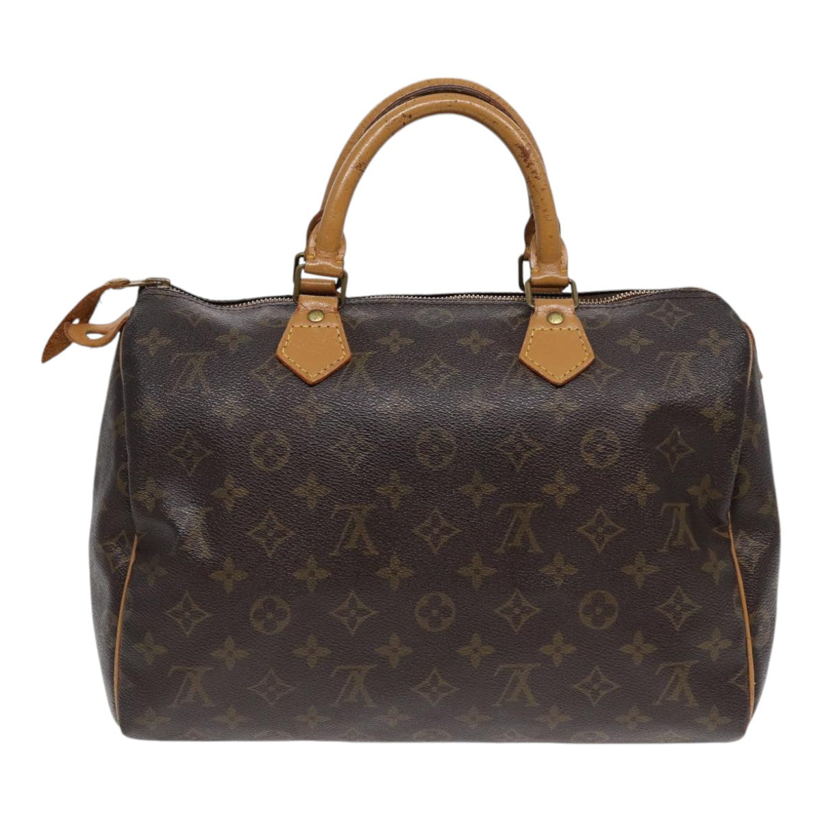 LOUIS VUITTON Monogram Speedy 30 Hand Bag M41526 LV Auth yk14351