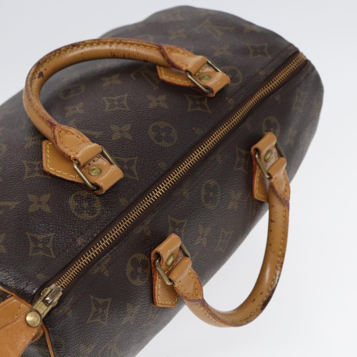 LOUIS VUITTON Monogram Speedy 30 Hand Bag M41526 LV Auth yk14351